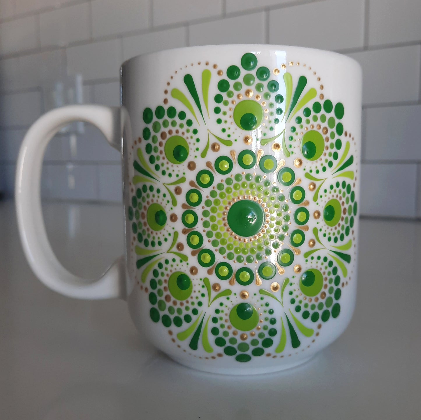 Green Mandala Mug