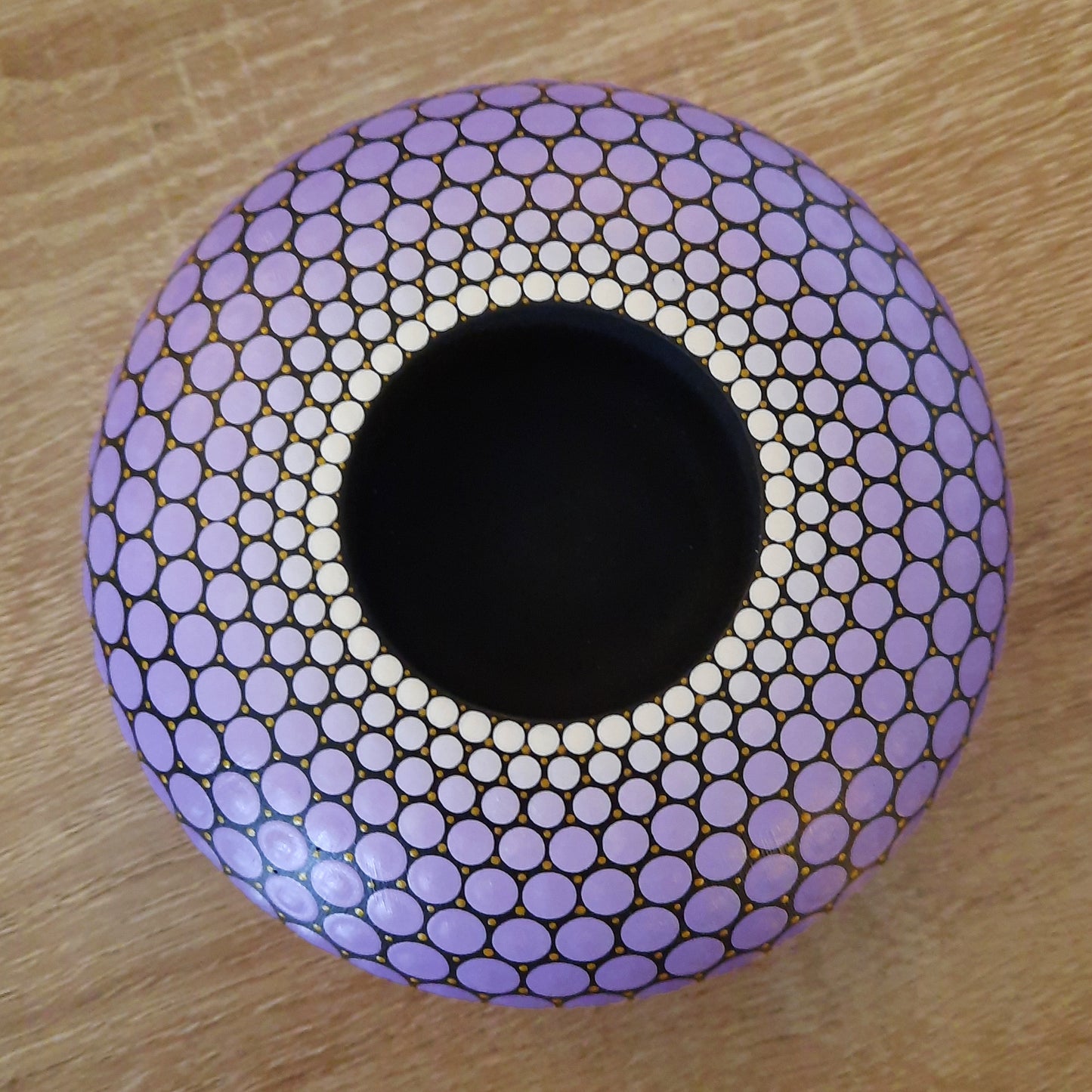 *****Purple Tea Light Candle Holder