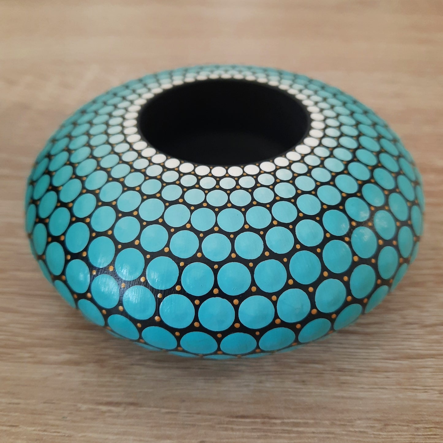 *****Turquoise Tea Light Candle Holder