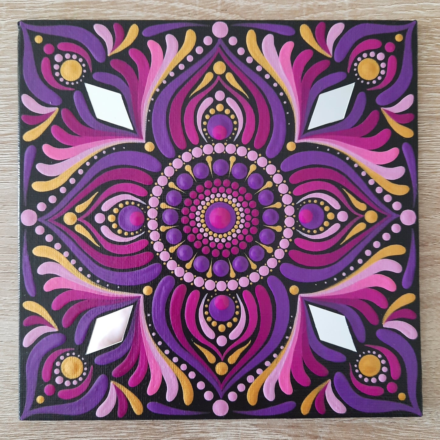 **6" Magenta Mandala