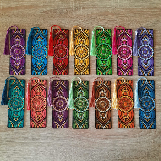 ****Mandala Bookmarks - Multiple Colors