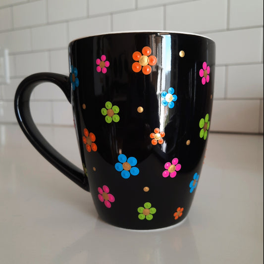 Psychedelic Flower Mug
