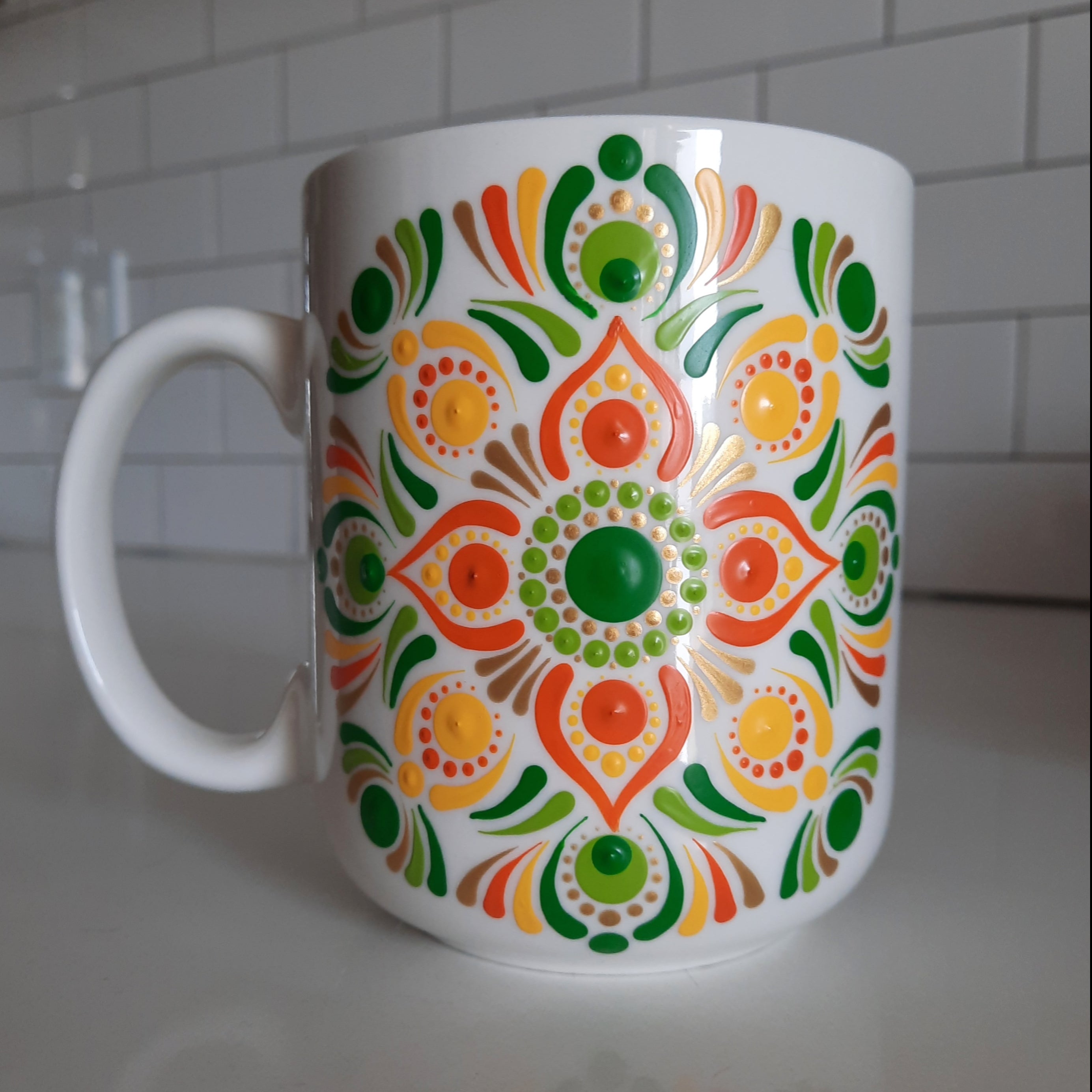 Retro Mandala Mug