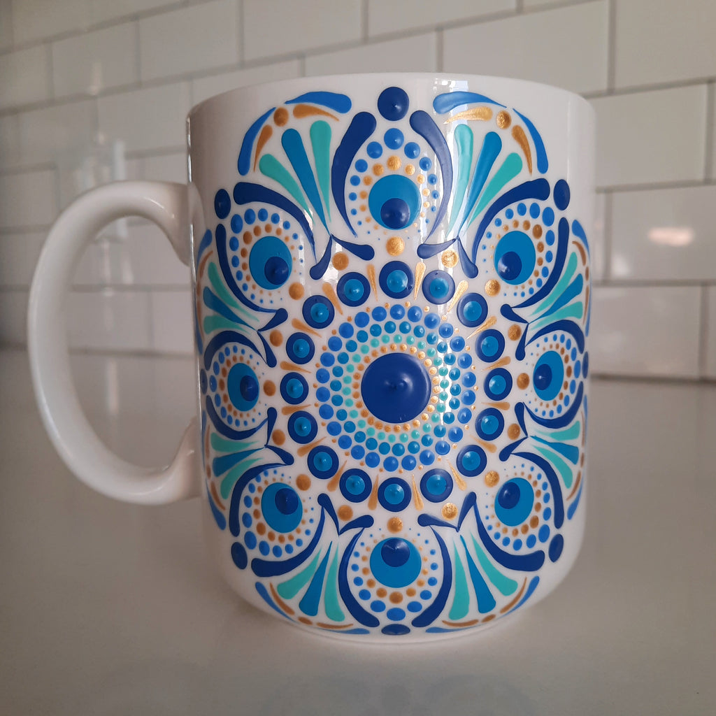 Blue Mandala Mug