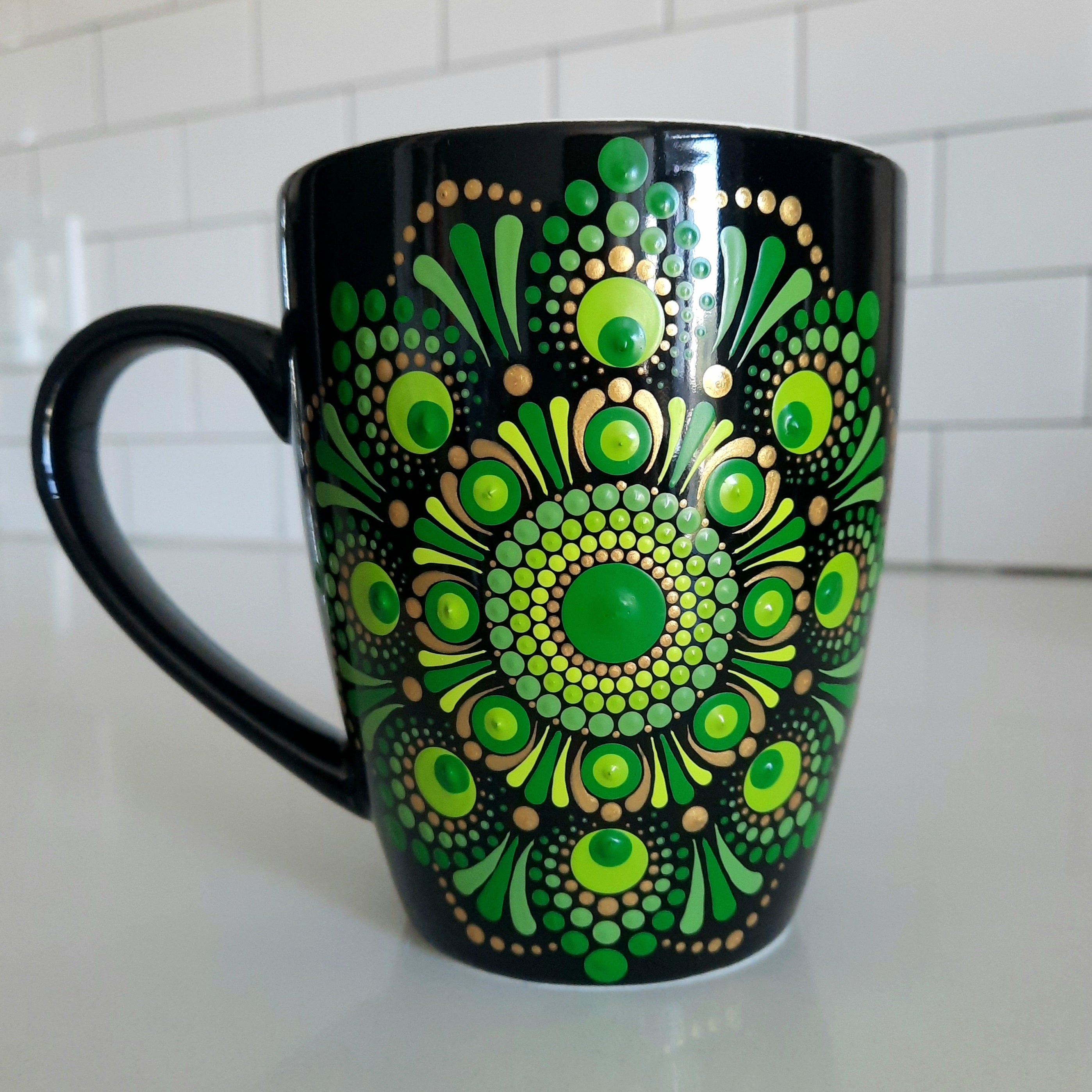 Green Mandala Mug