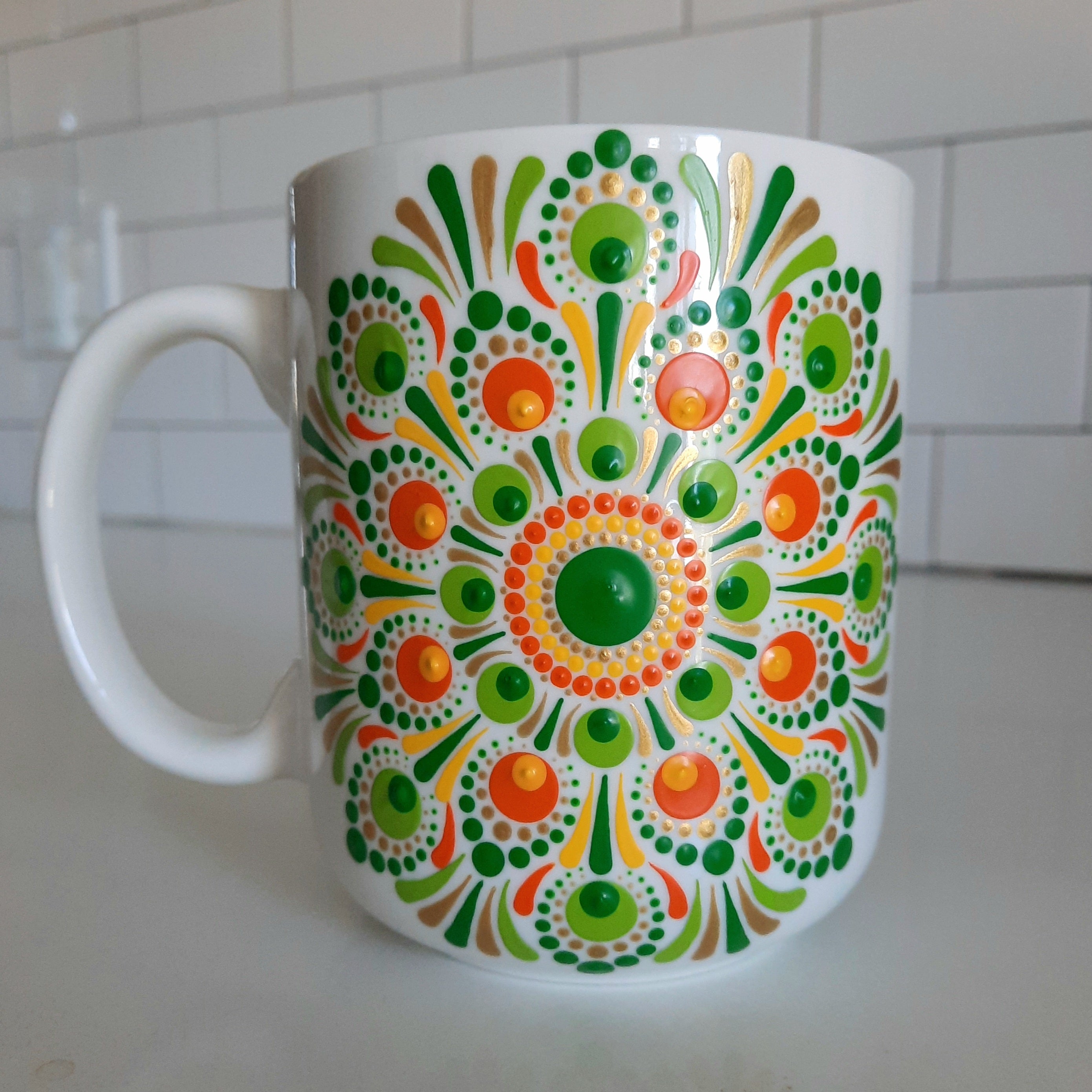 Retro Mandala Mug