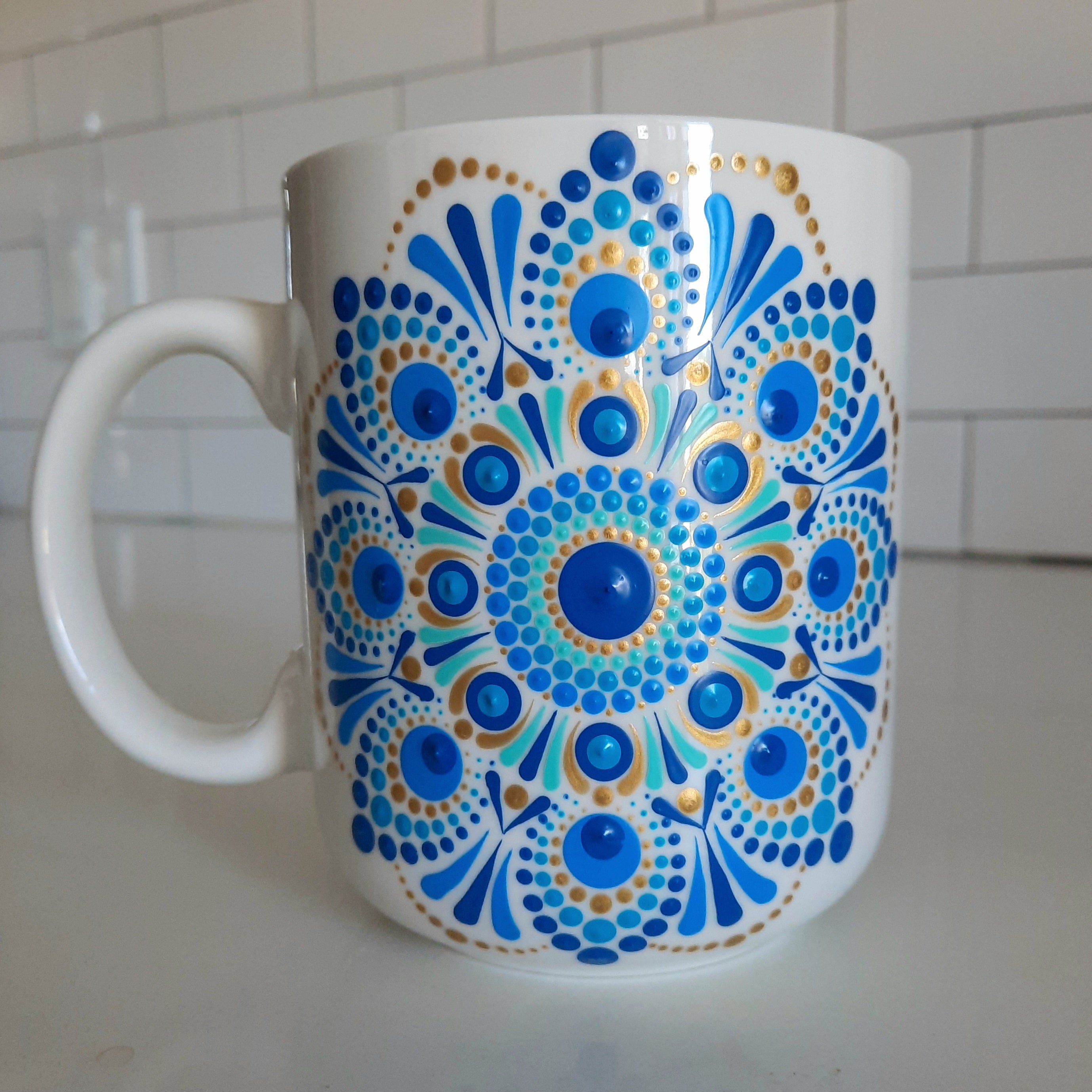 Blue Mandala Mug