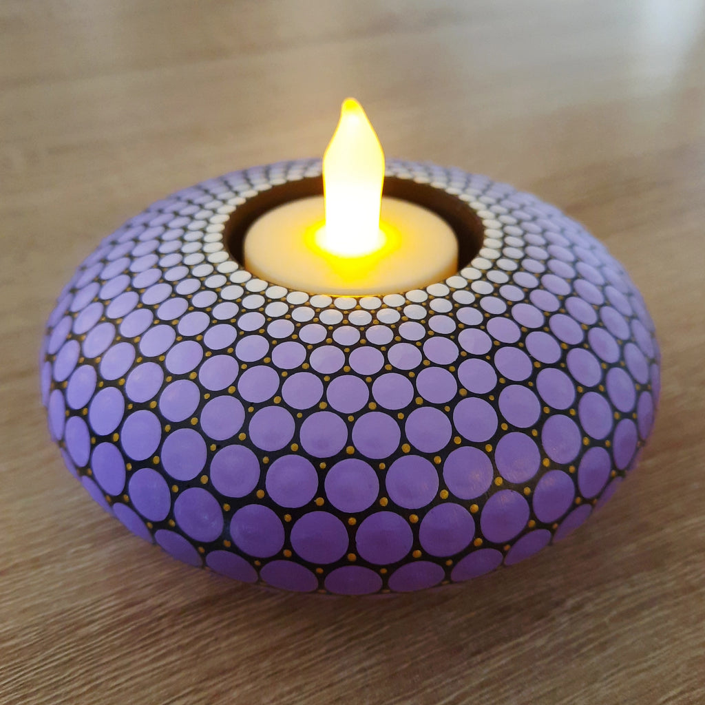 Lavender Tea Light Candle Holder