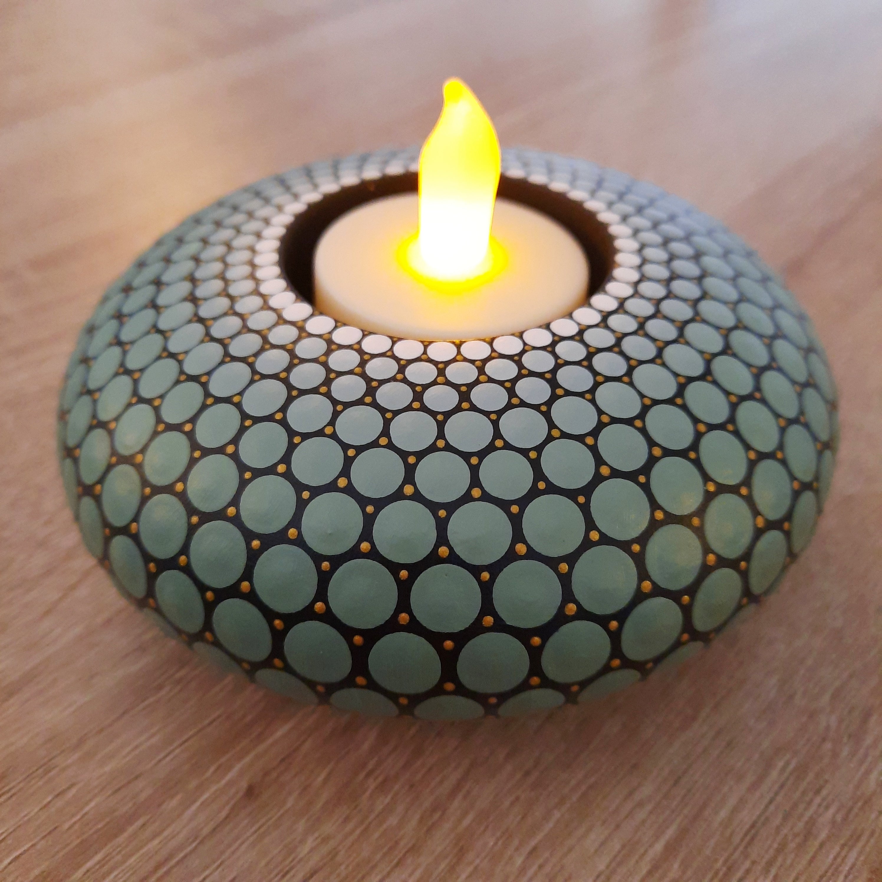Eucalyptus Tea Light Candle Holder