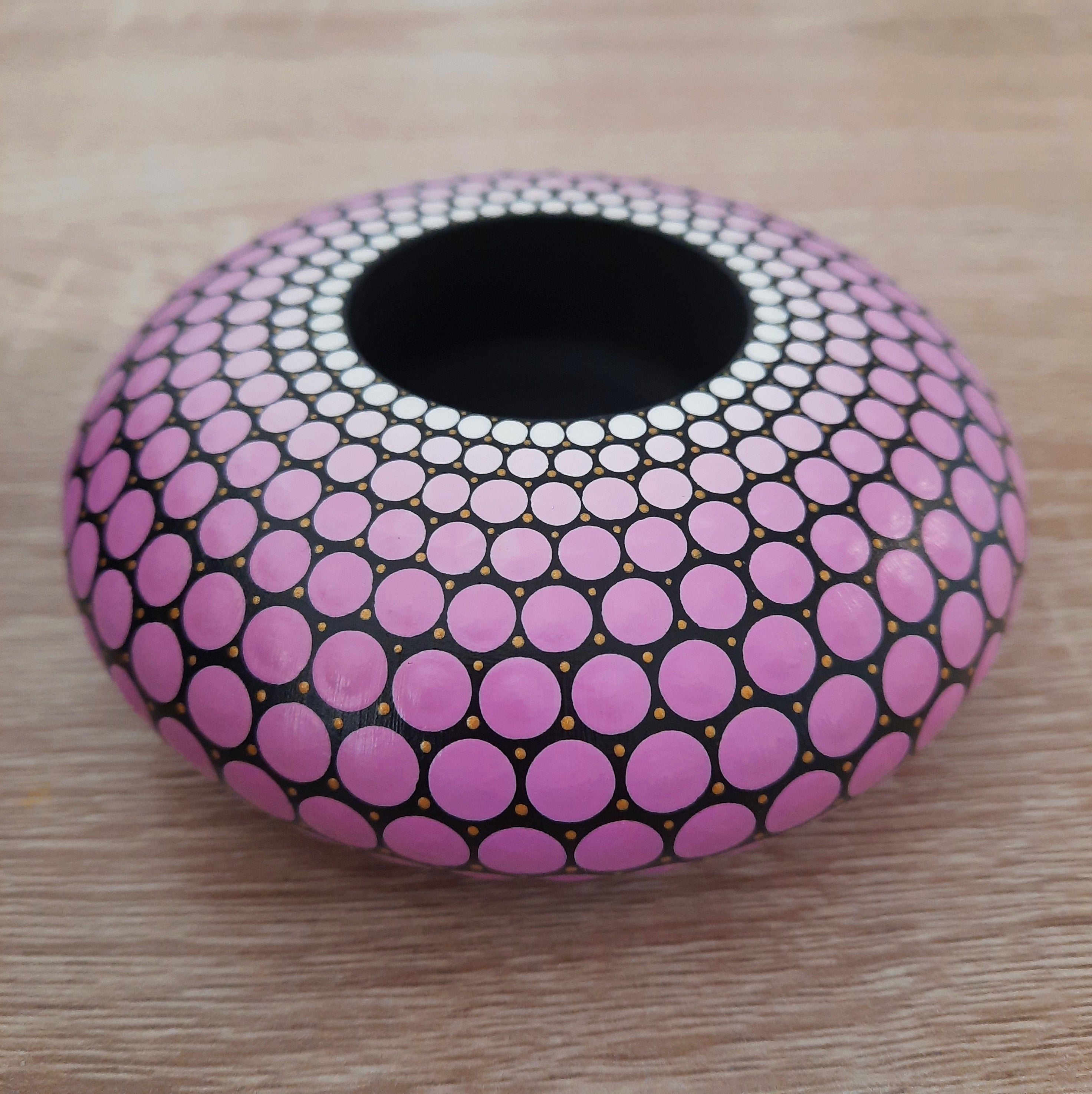 Pink Tea Light Candle Holder