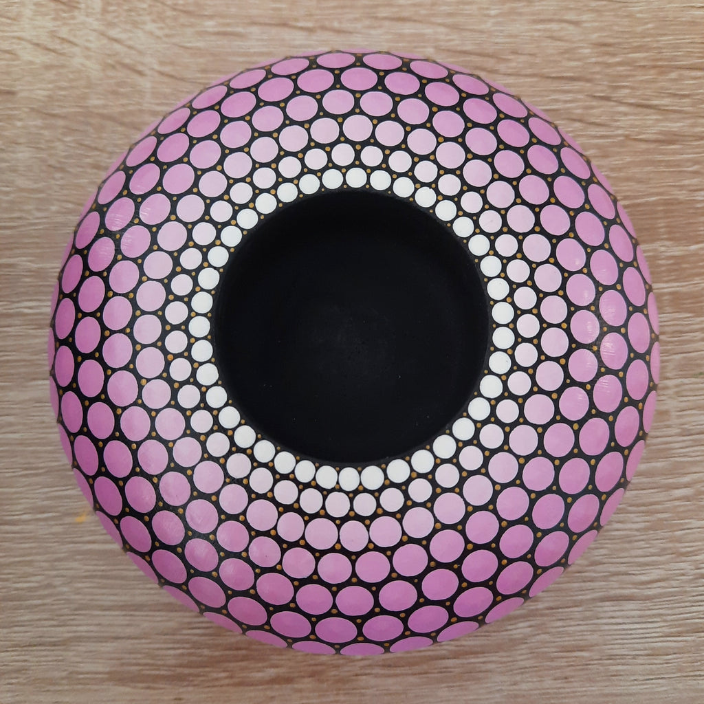 Pink Tea Light Candle Holder