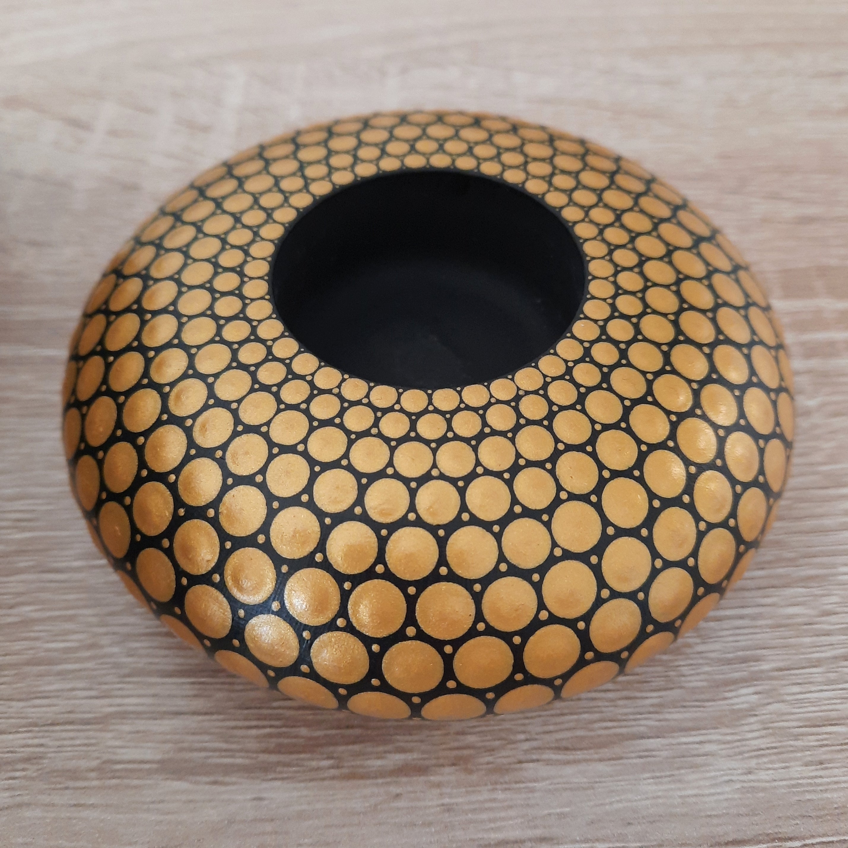 Gold Tea Light Candle Holder