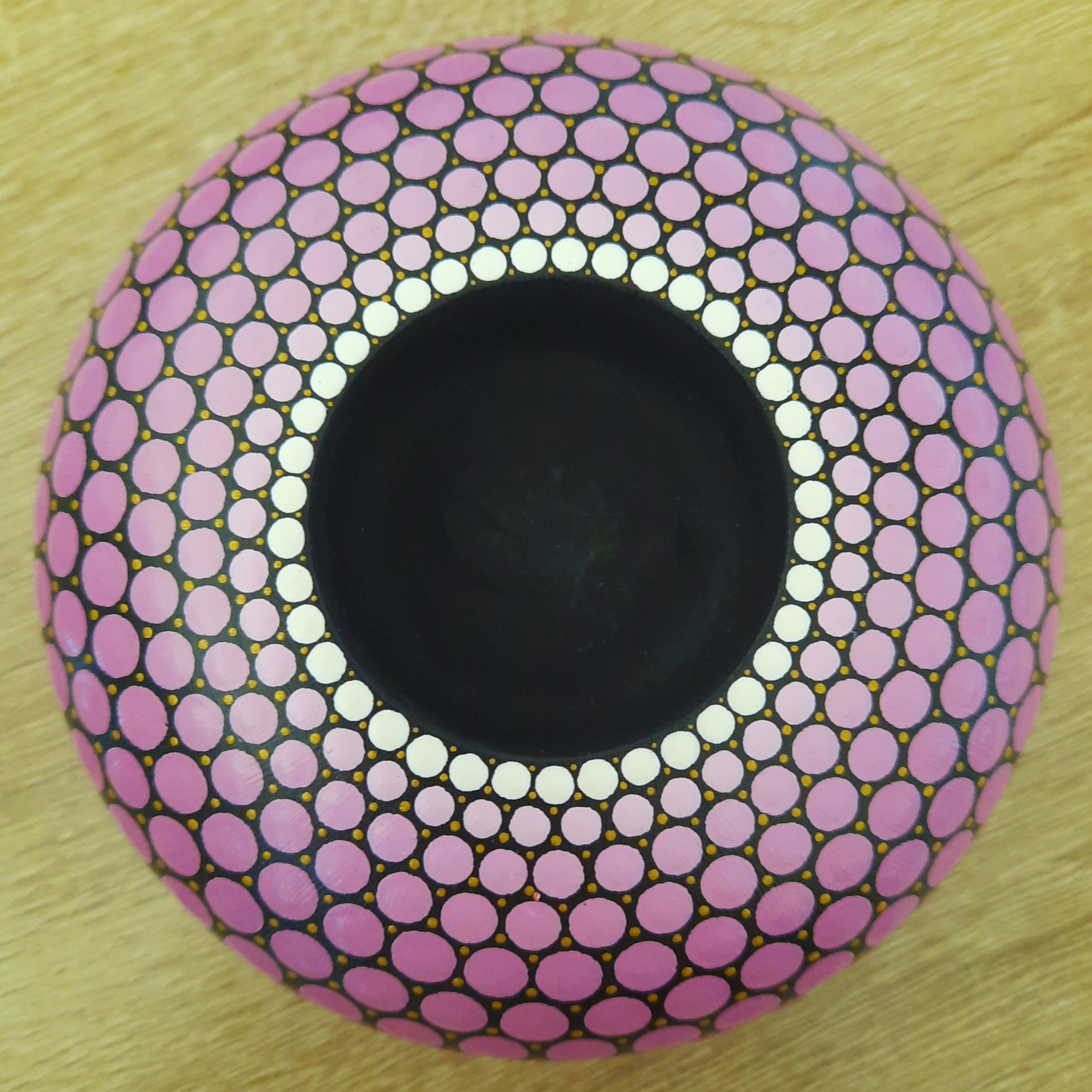 Plum Tea Light Candle Holder