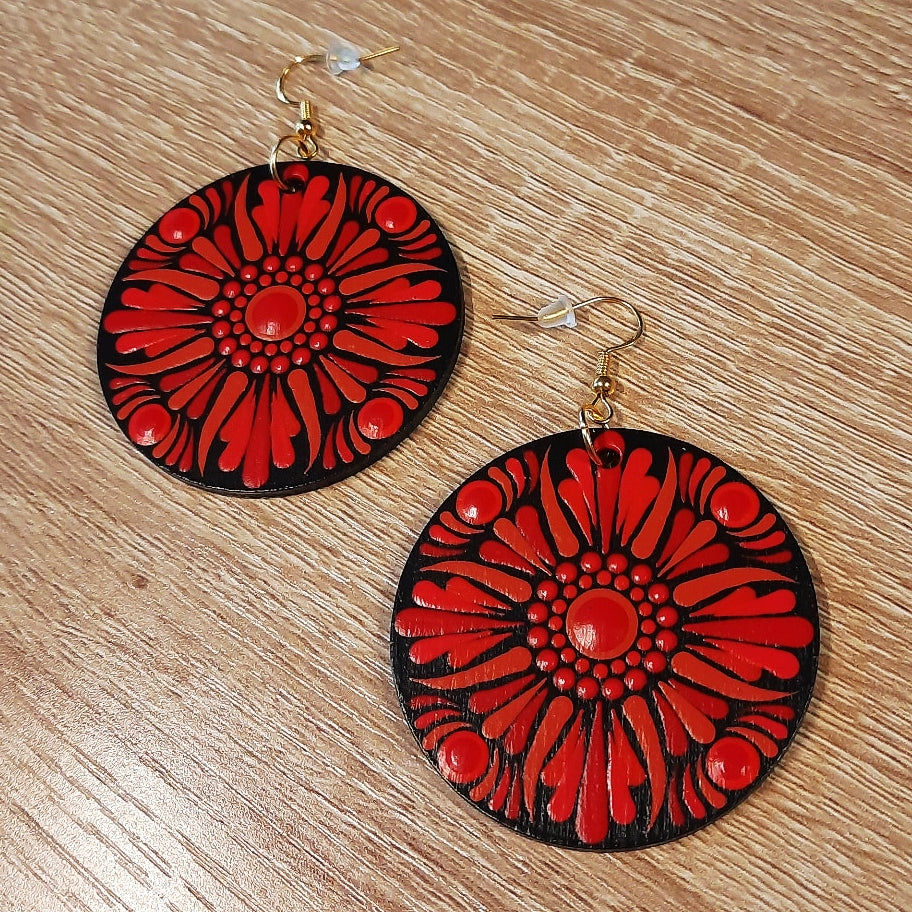 Mandala Earrings - Multiple Colors