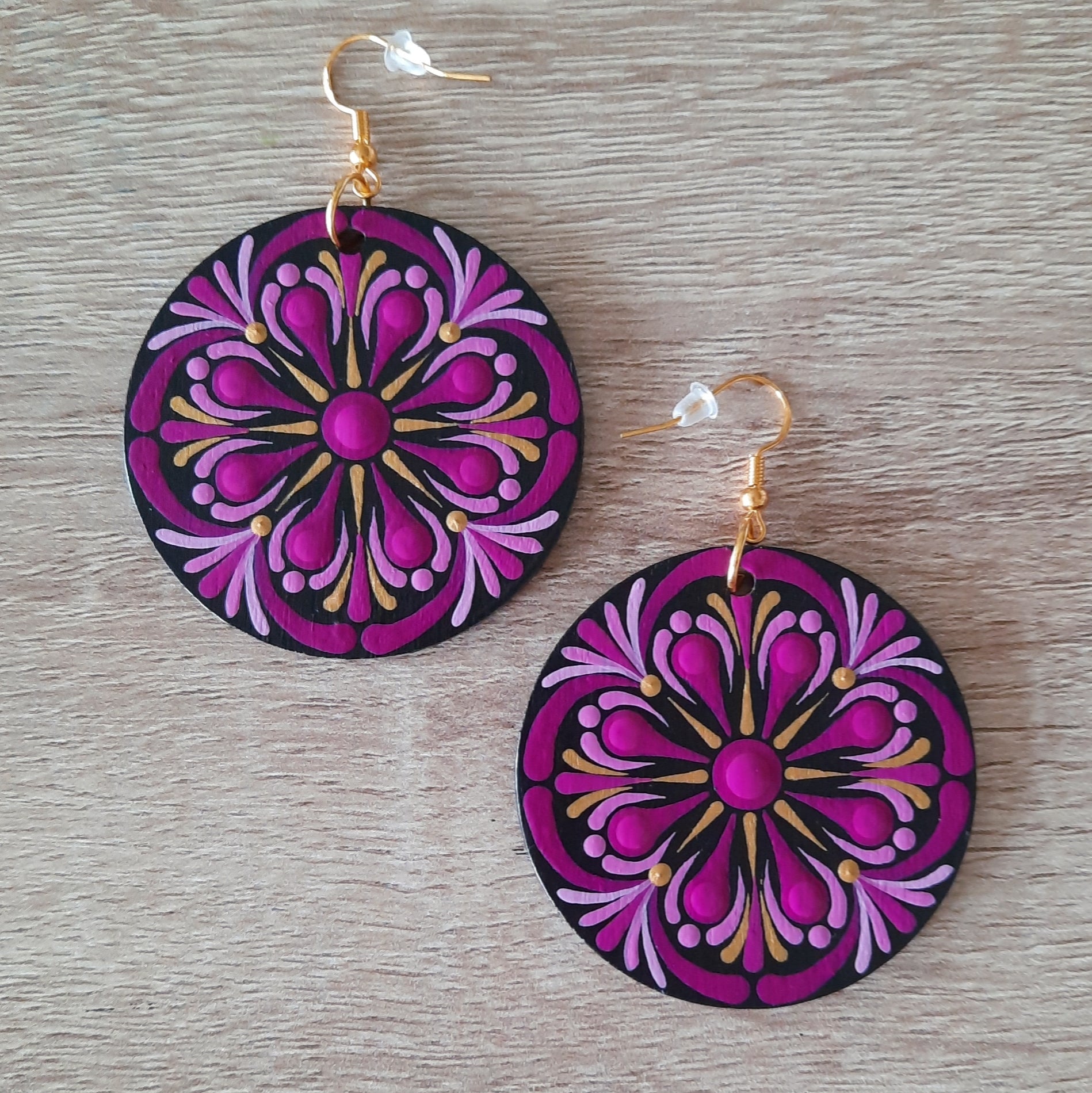 Mandala Earrings - Multiple Colors
