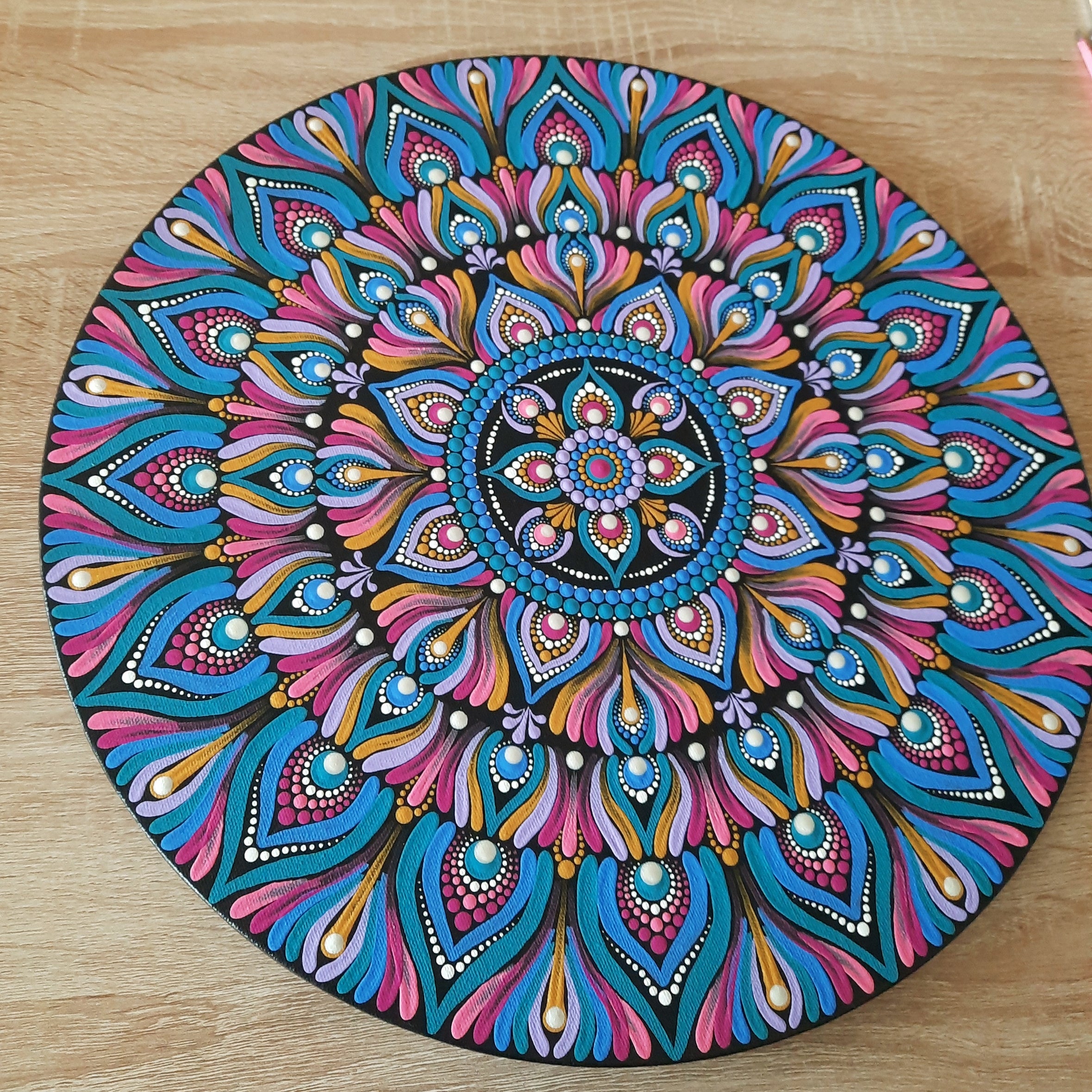 16" Multi-Colored Mandala