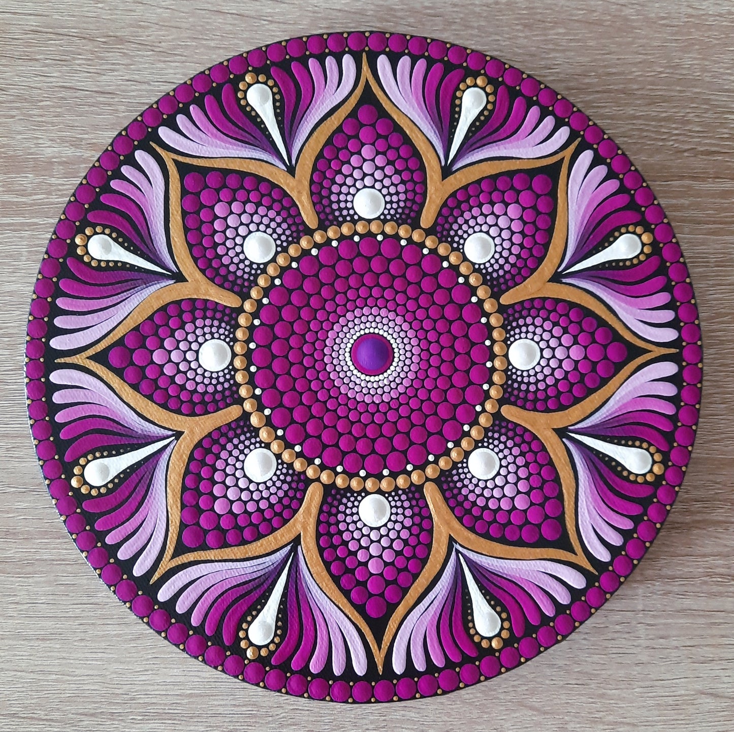 ***8" Magenta Mandala