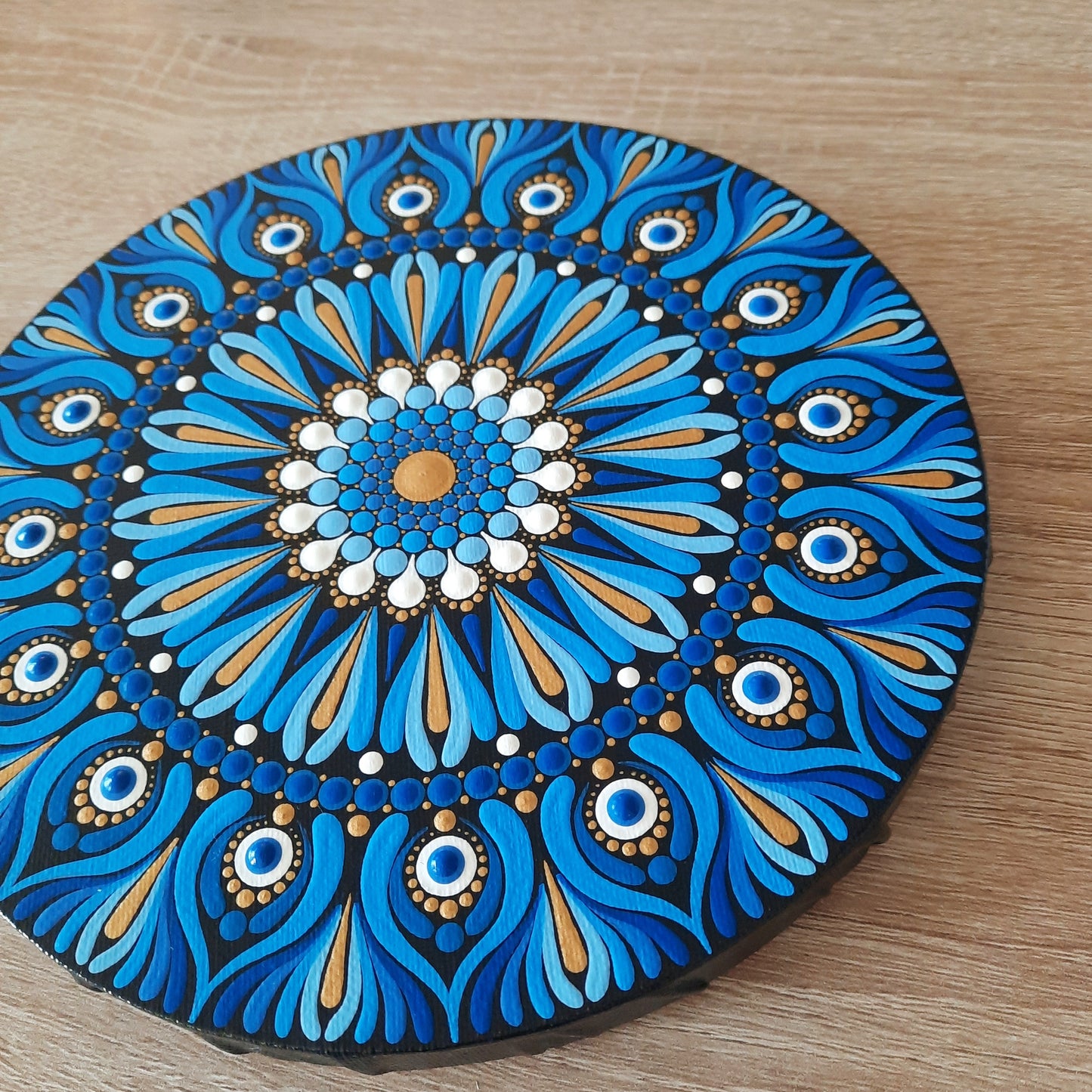 ***8" Blue Mandala