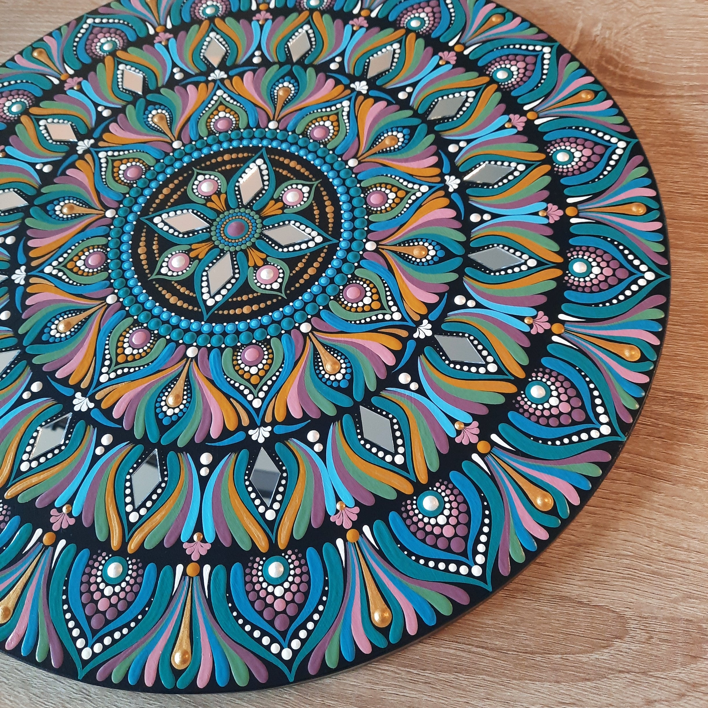 16" Multi-Colored Mandala