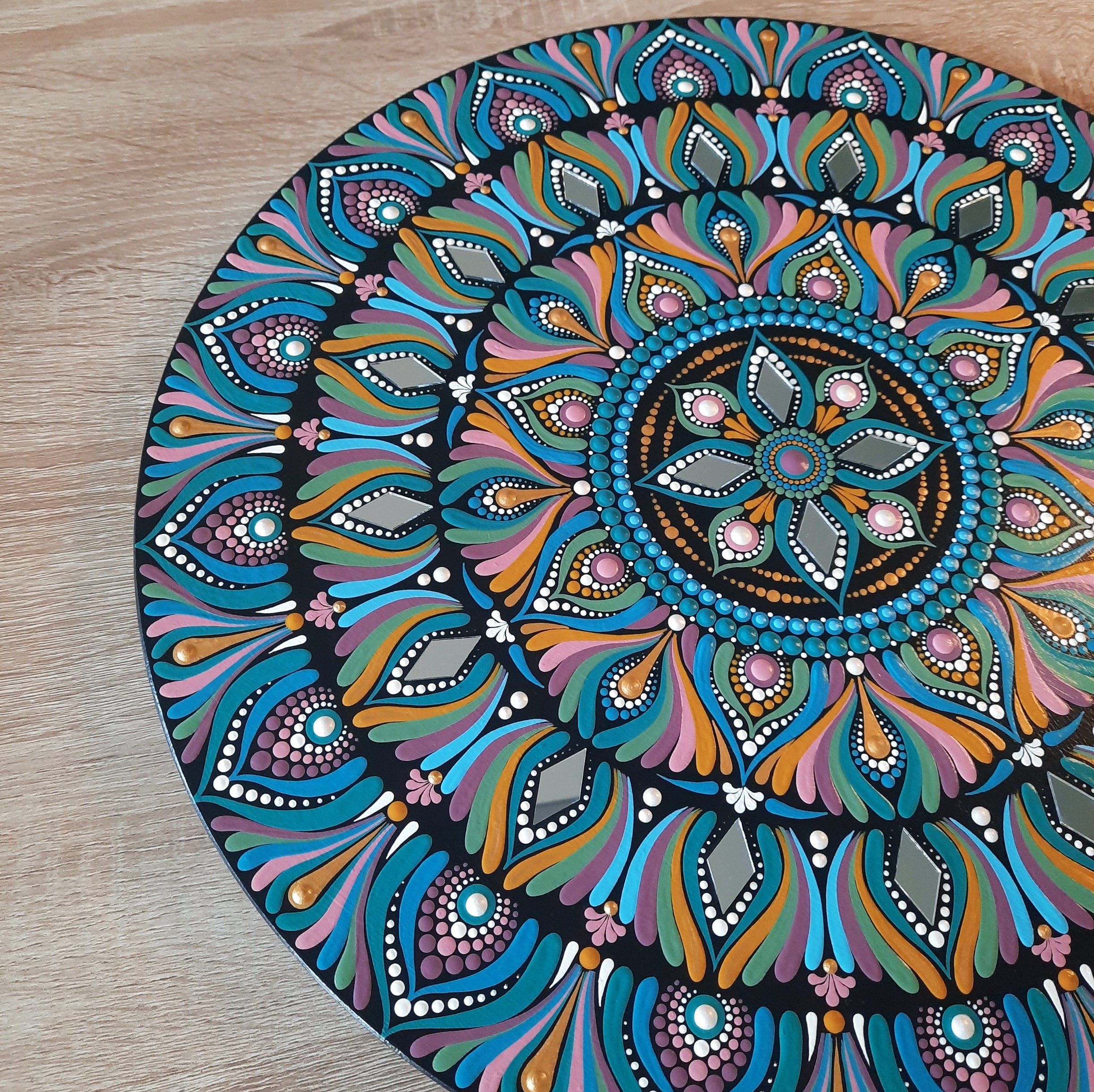 16" Multi-Colored Mandala