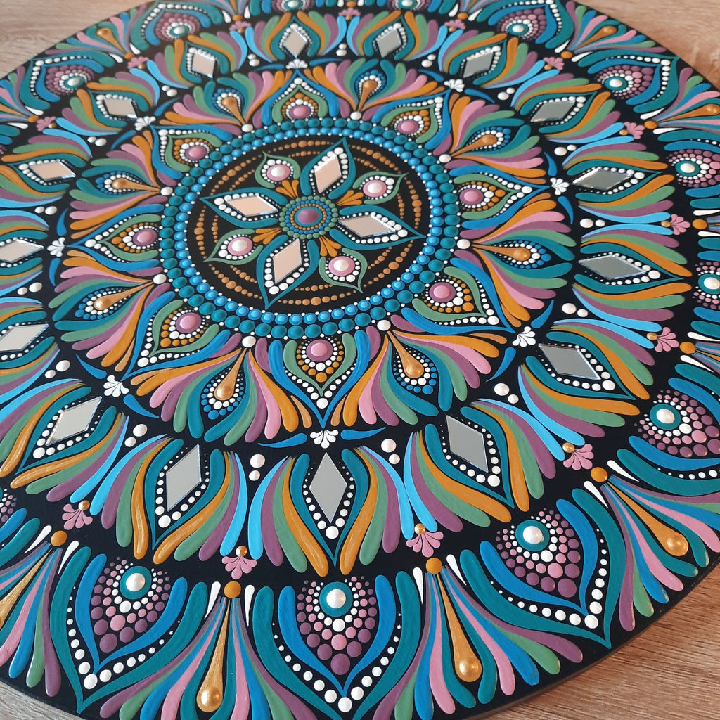 16" Multi-Colored Mandala