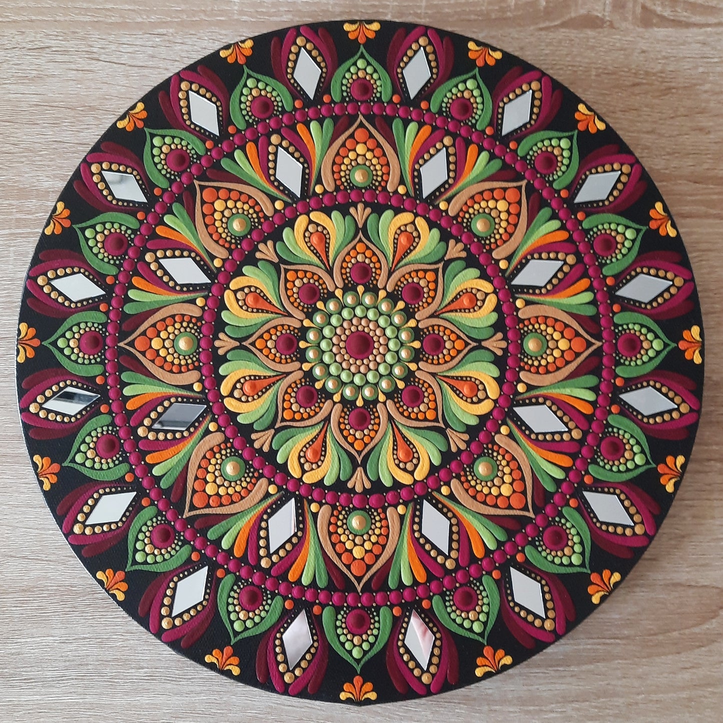 *12" Retro Autumn Mandala