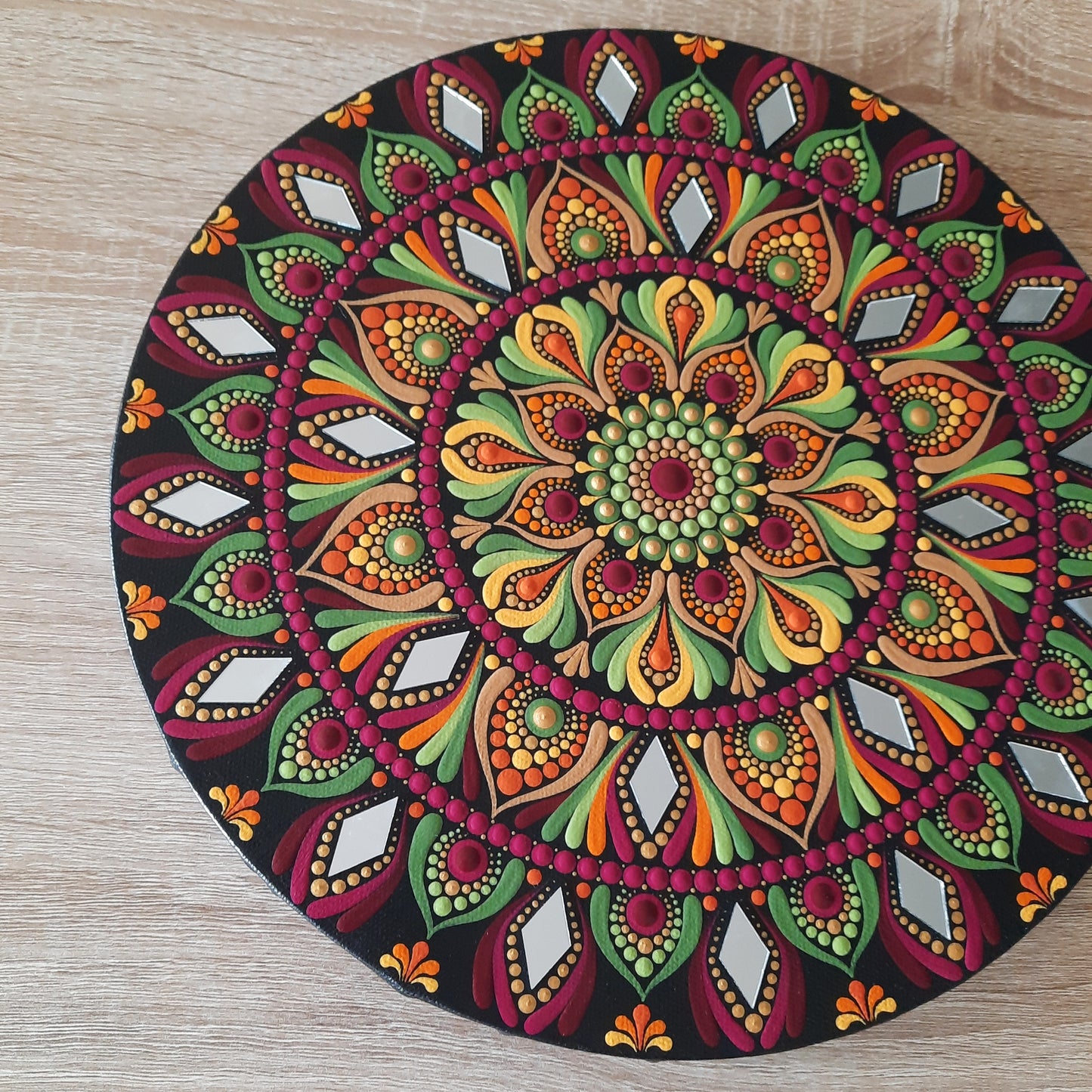 *12" Retro Autumn Mandala