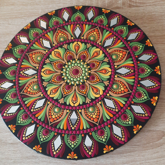 *12" Retro Autumn Mandala