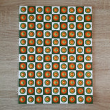 9x12" Retro Checkered Art