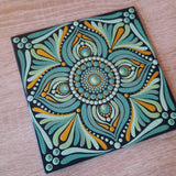 6" Eucalyptus Green Mandala