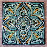6" Eucalyptus Green Mandala