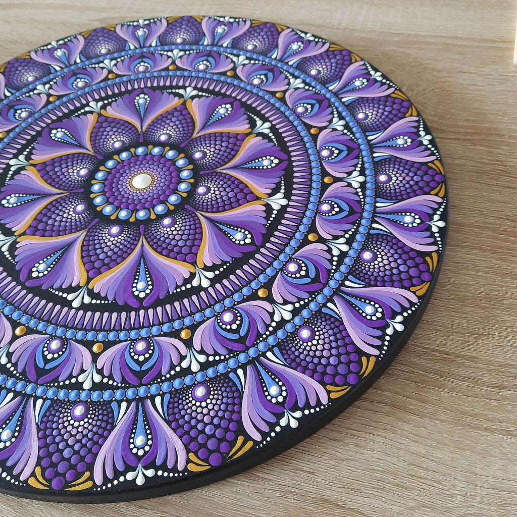 16" Purple Mandala