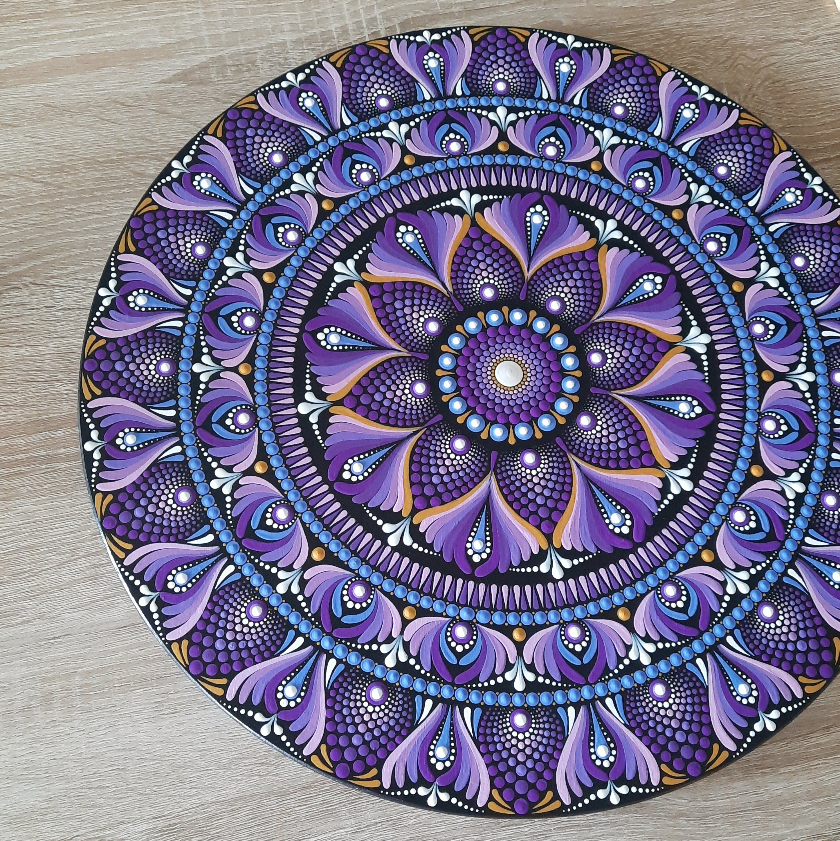 16" Purple Mandala