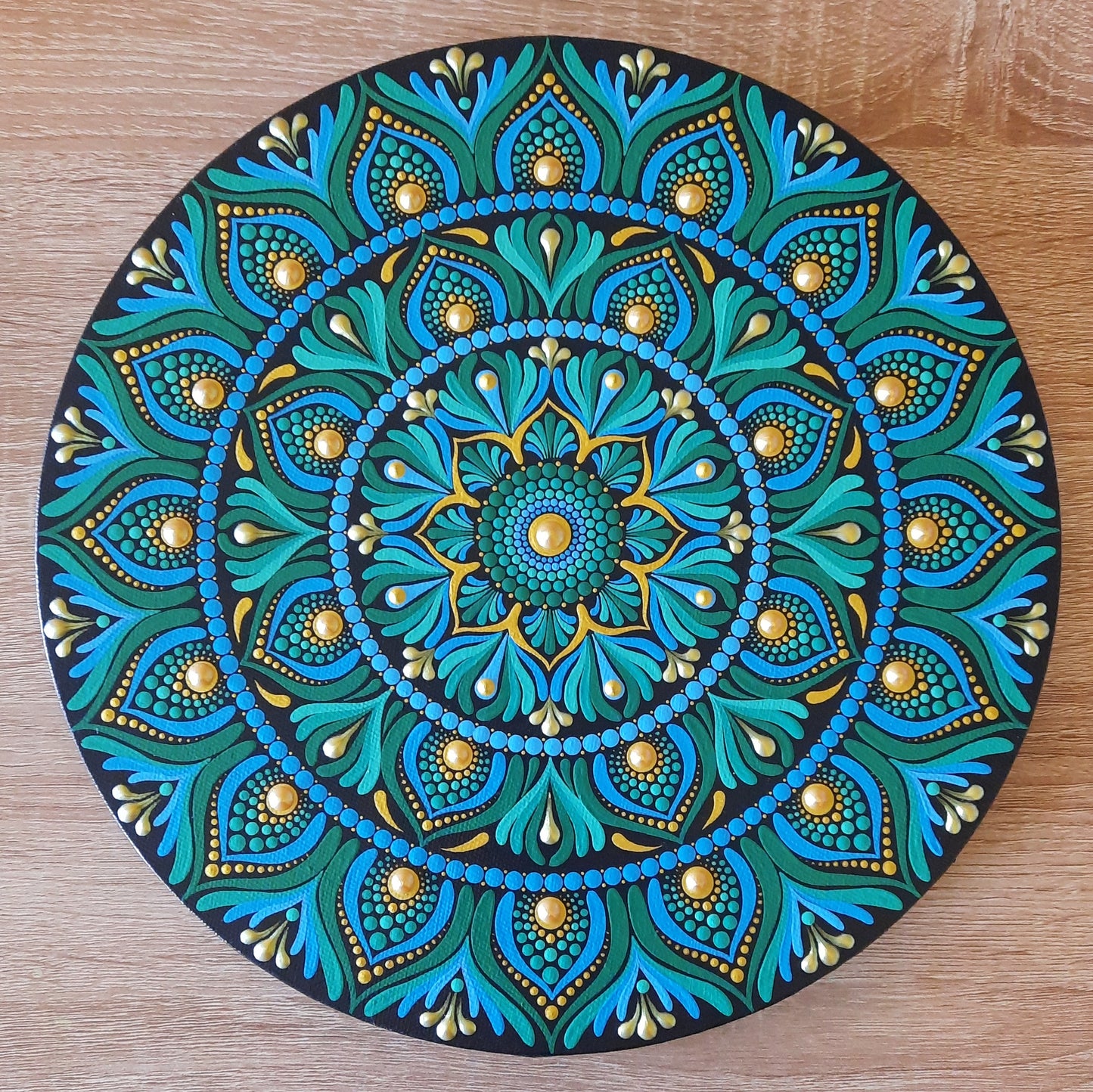 ****12" Turquoise Mandala