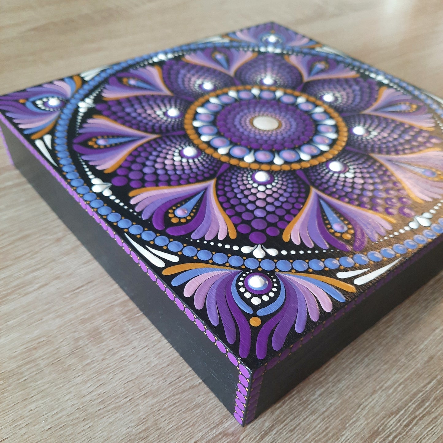 ****8" Purple Periwinkle Mandala