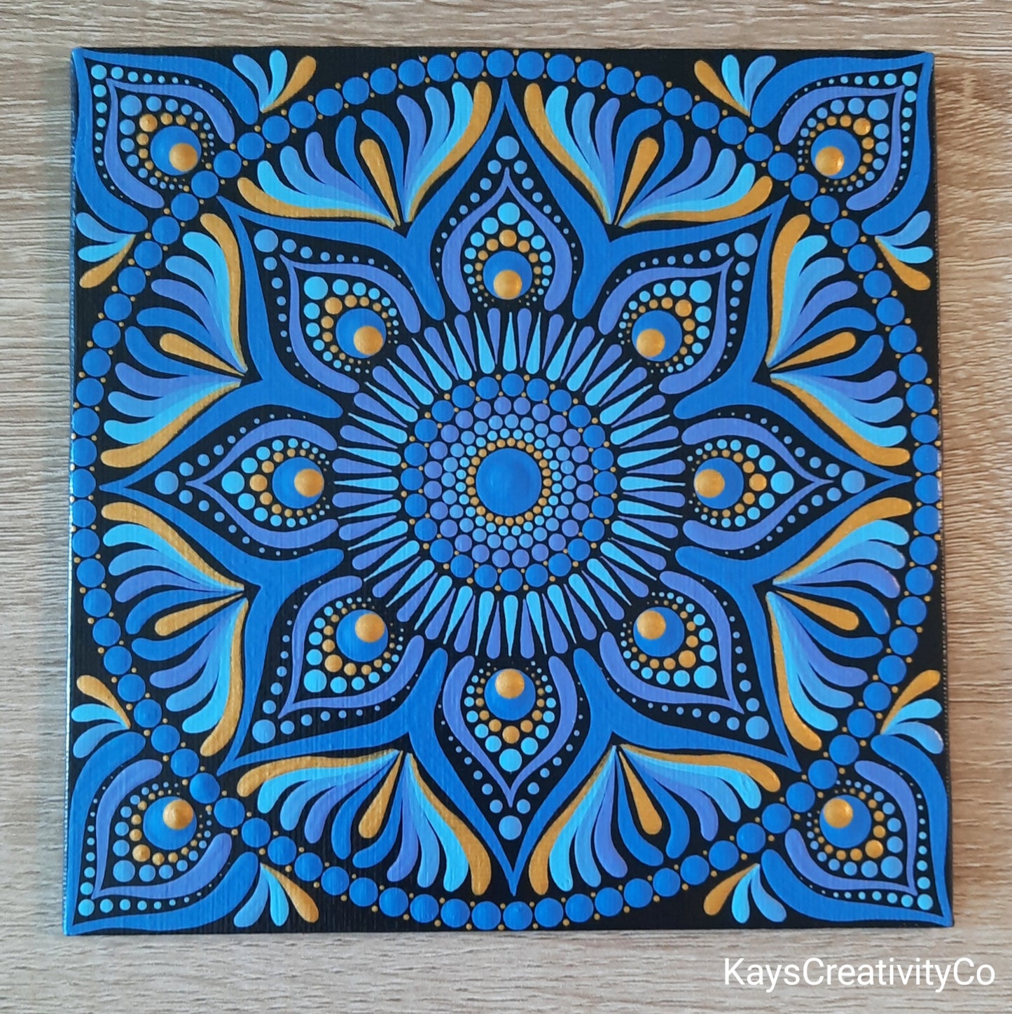 **6" Periwinkle Mandala