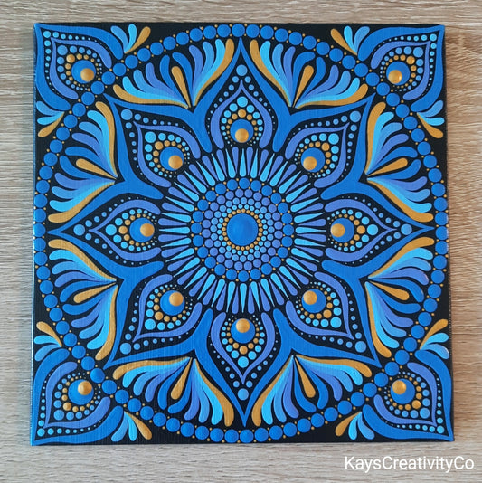 **6" Periwinkle Mandala