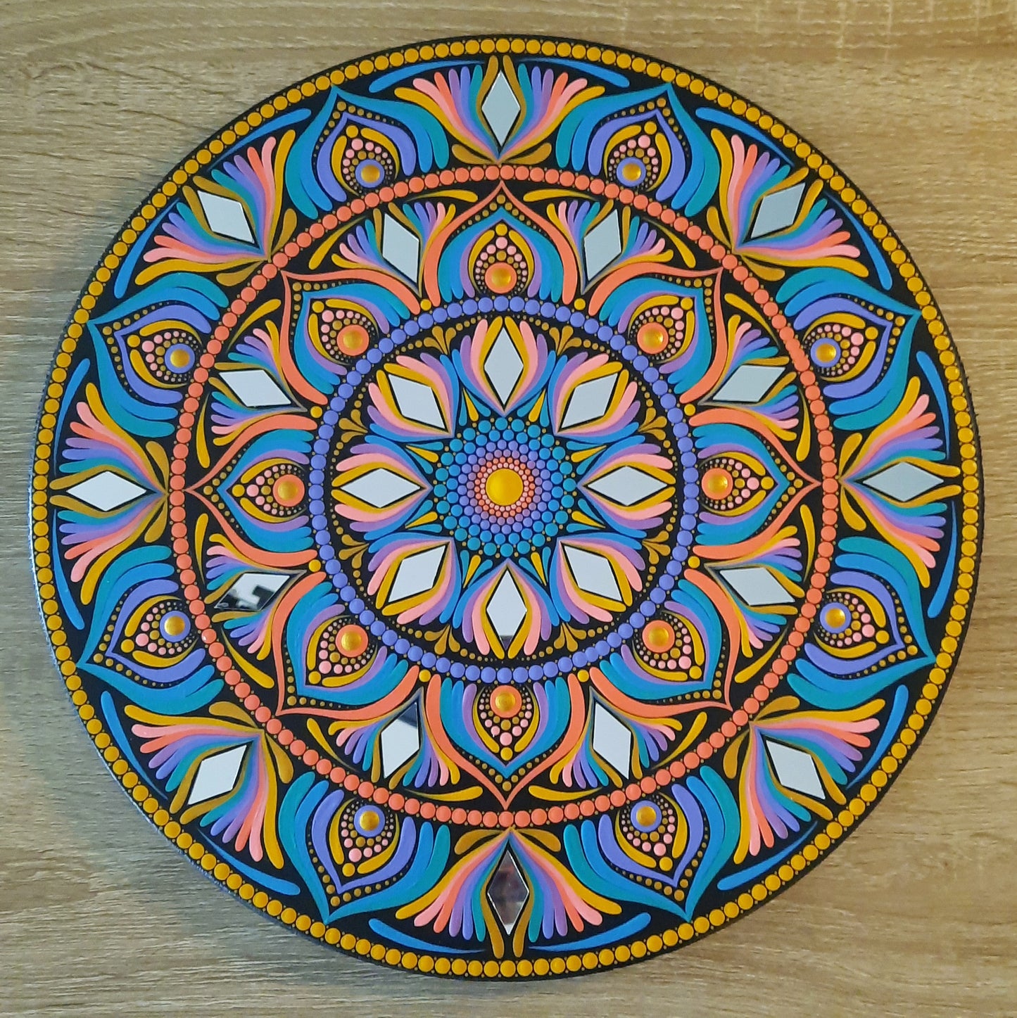 ****12" Sunset Mandala