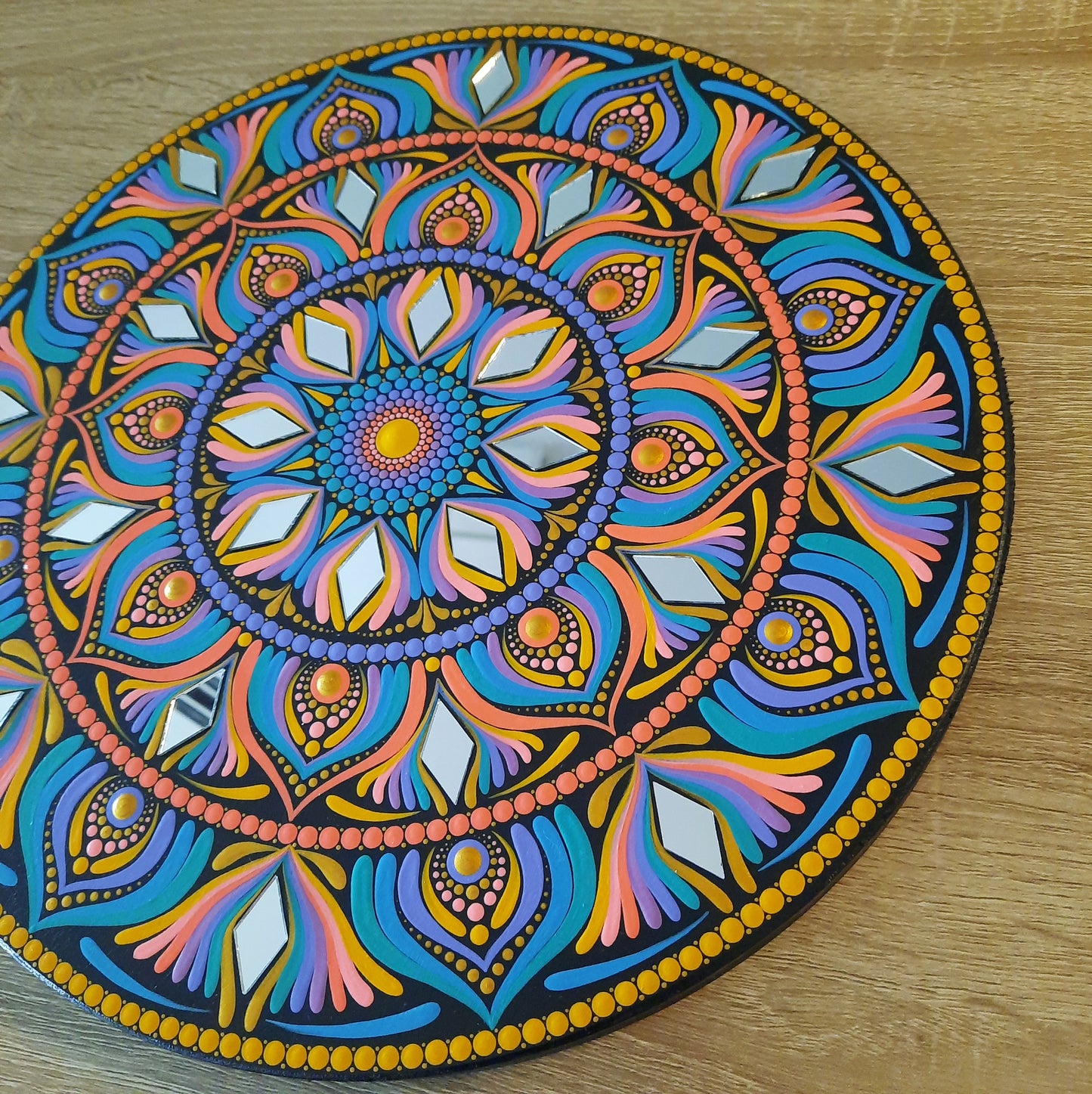 ****12" Sunset Mandala