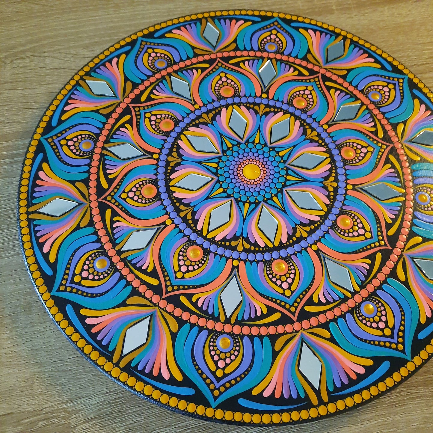 ****12" Sunset Mandala