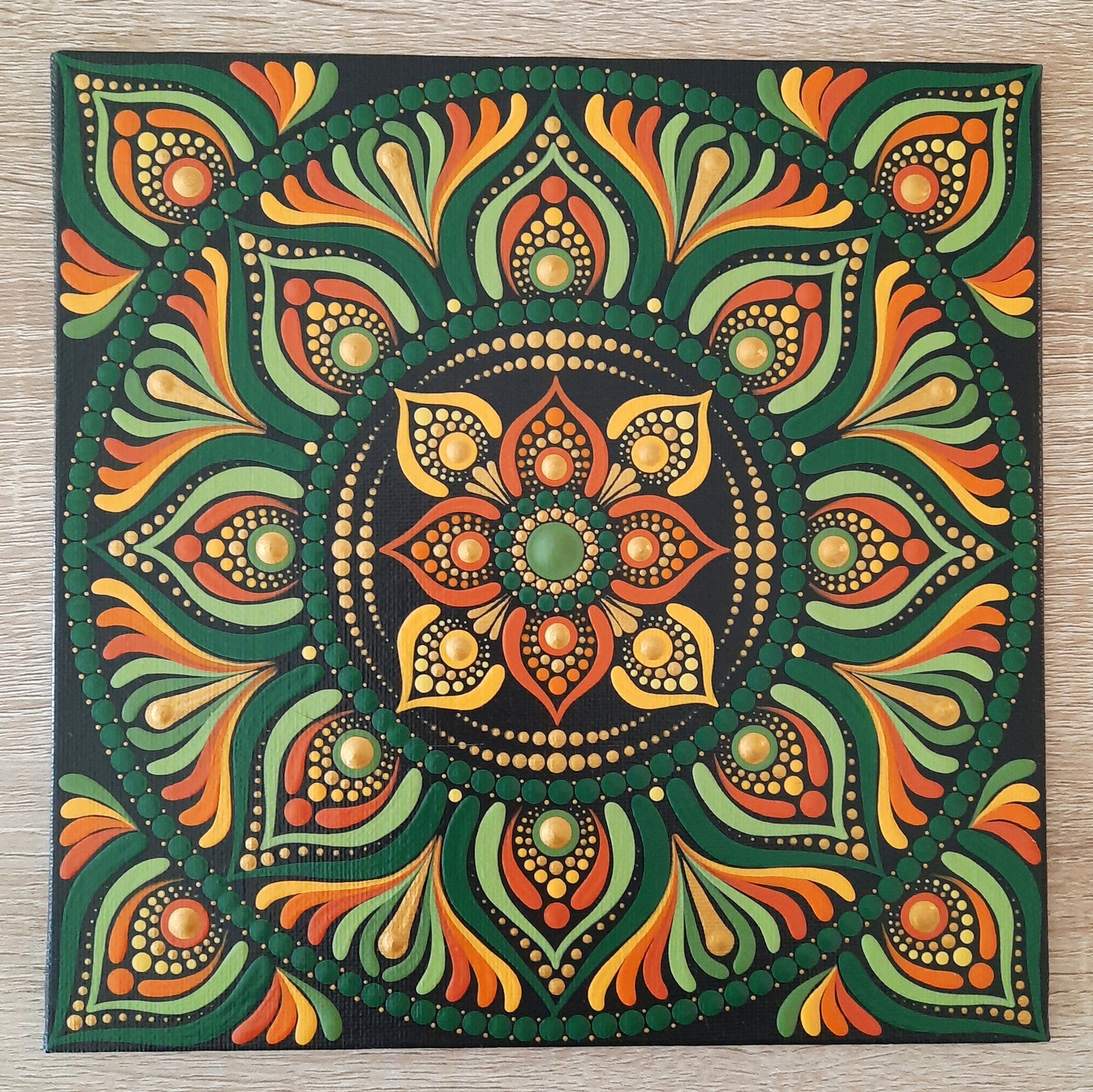 ****8" Retro Mandala