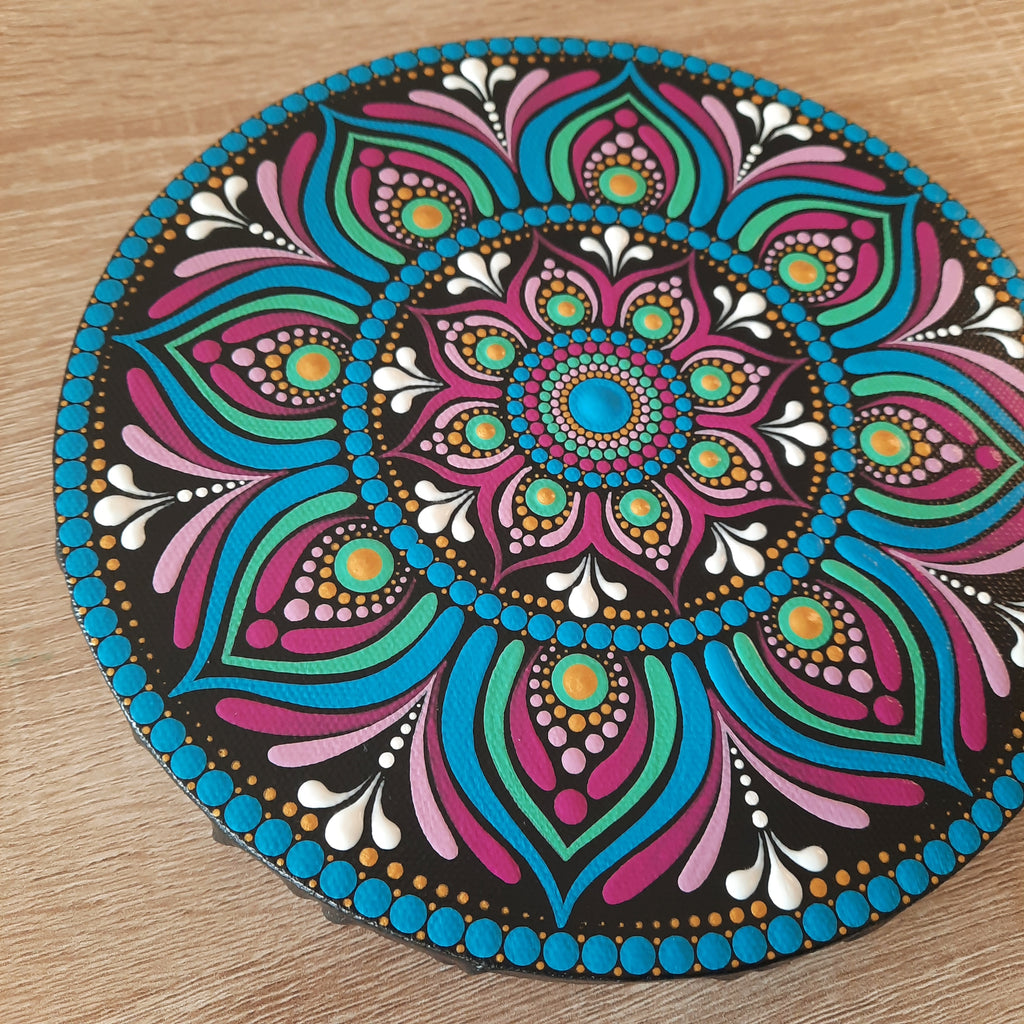 8" Multi-Colored Mandala