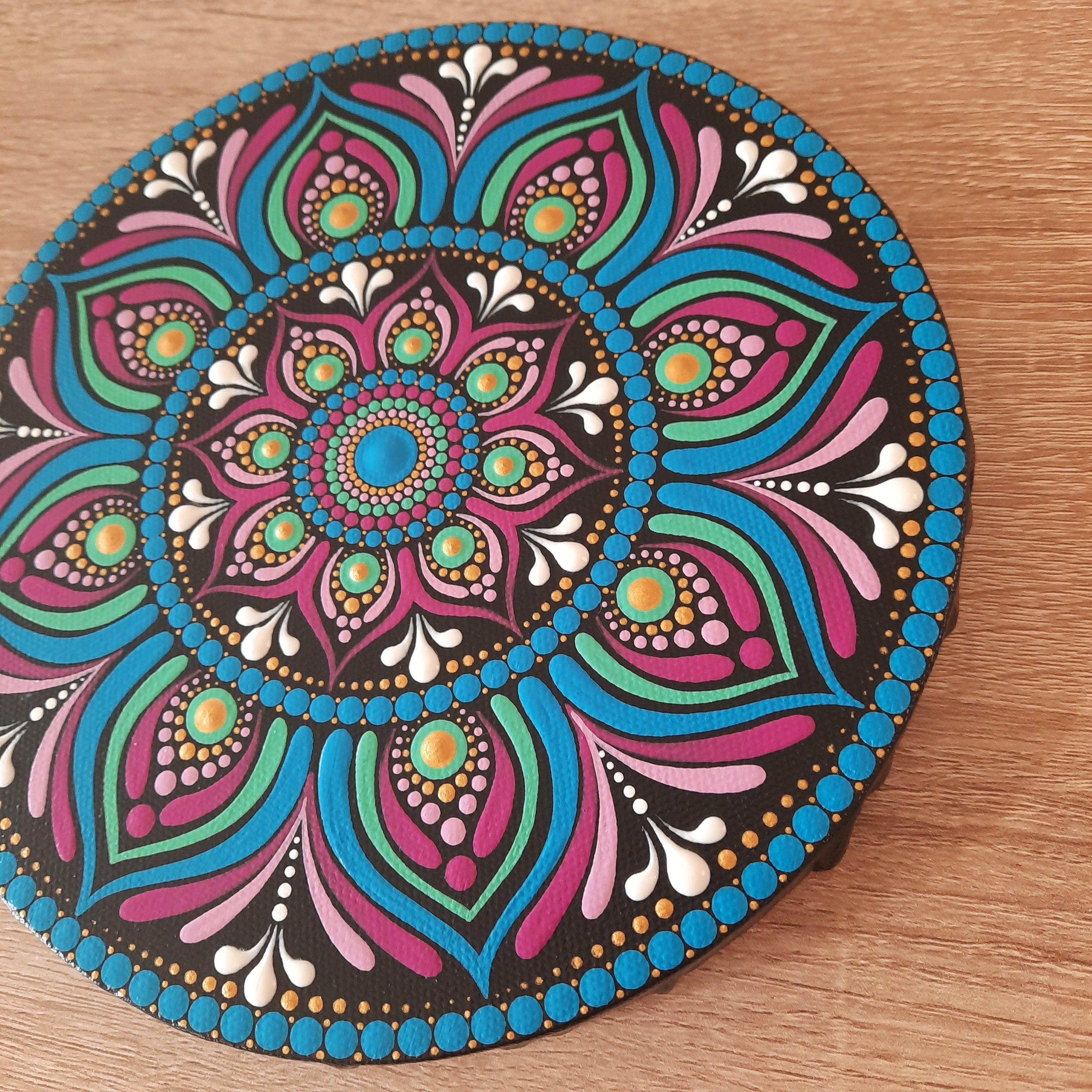 8" Multi-Colored Mandala