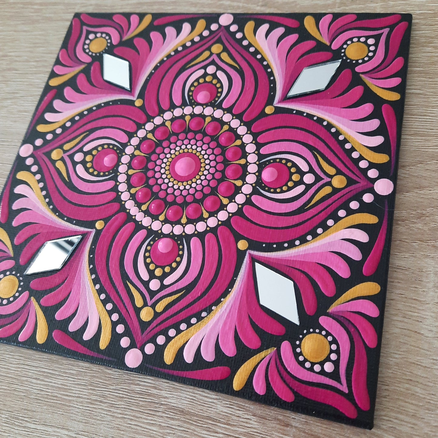 *****6" Pink Mandala