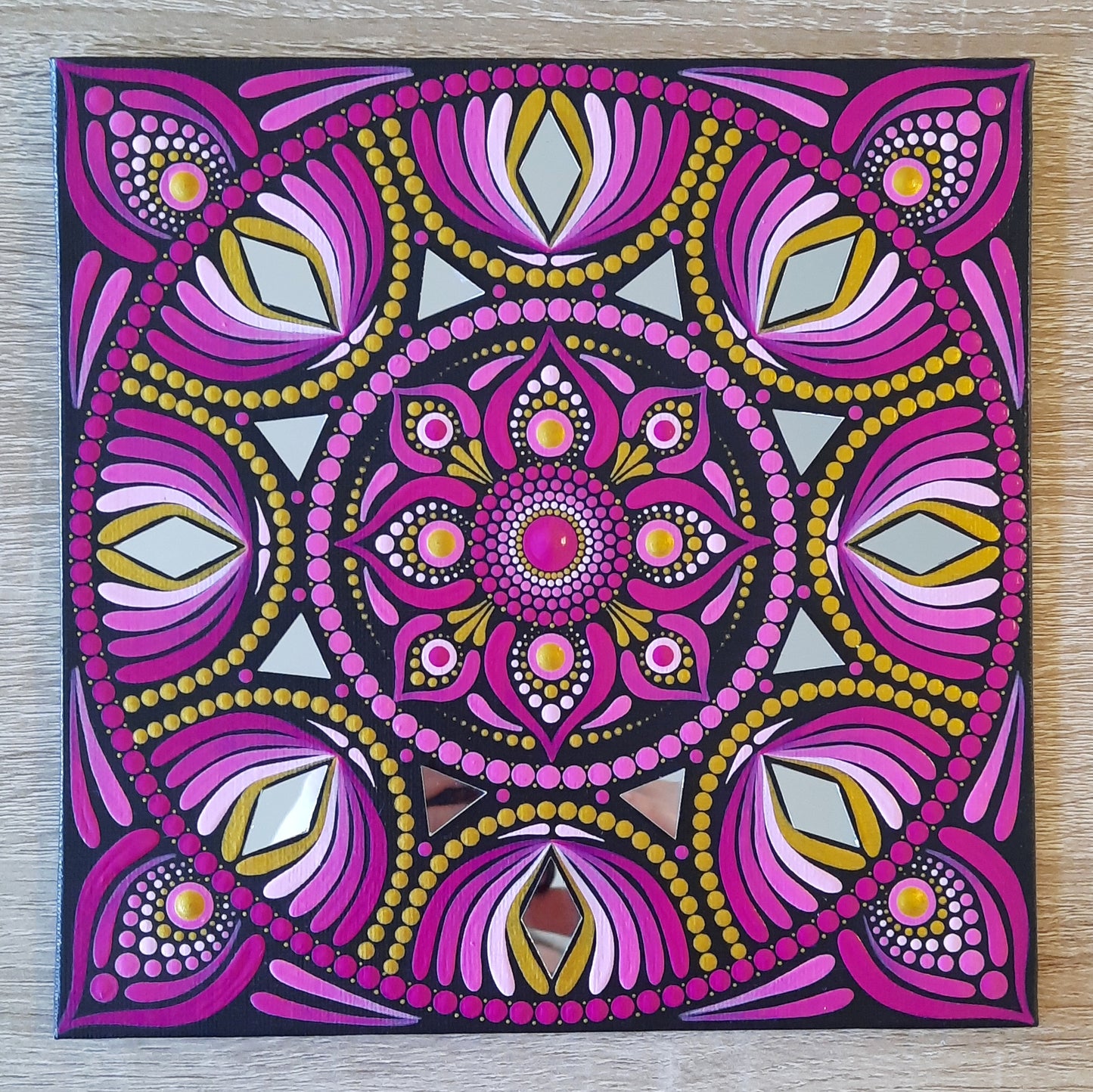 *****8" Pink Mandala