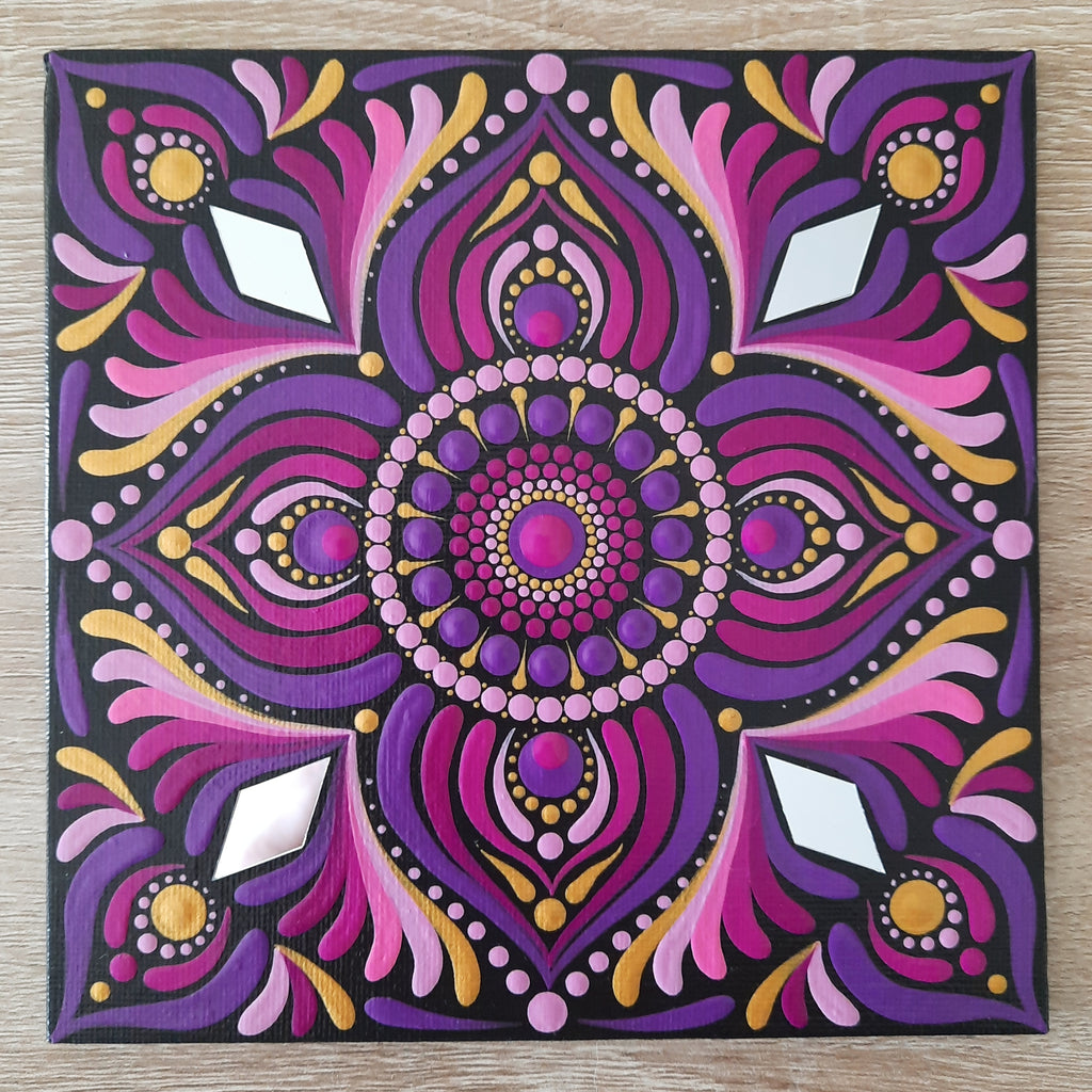 6" Magenta Mandala