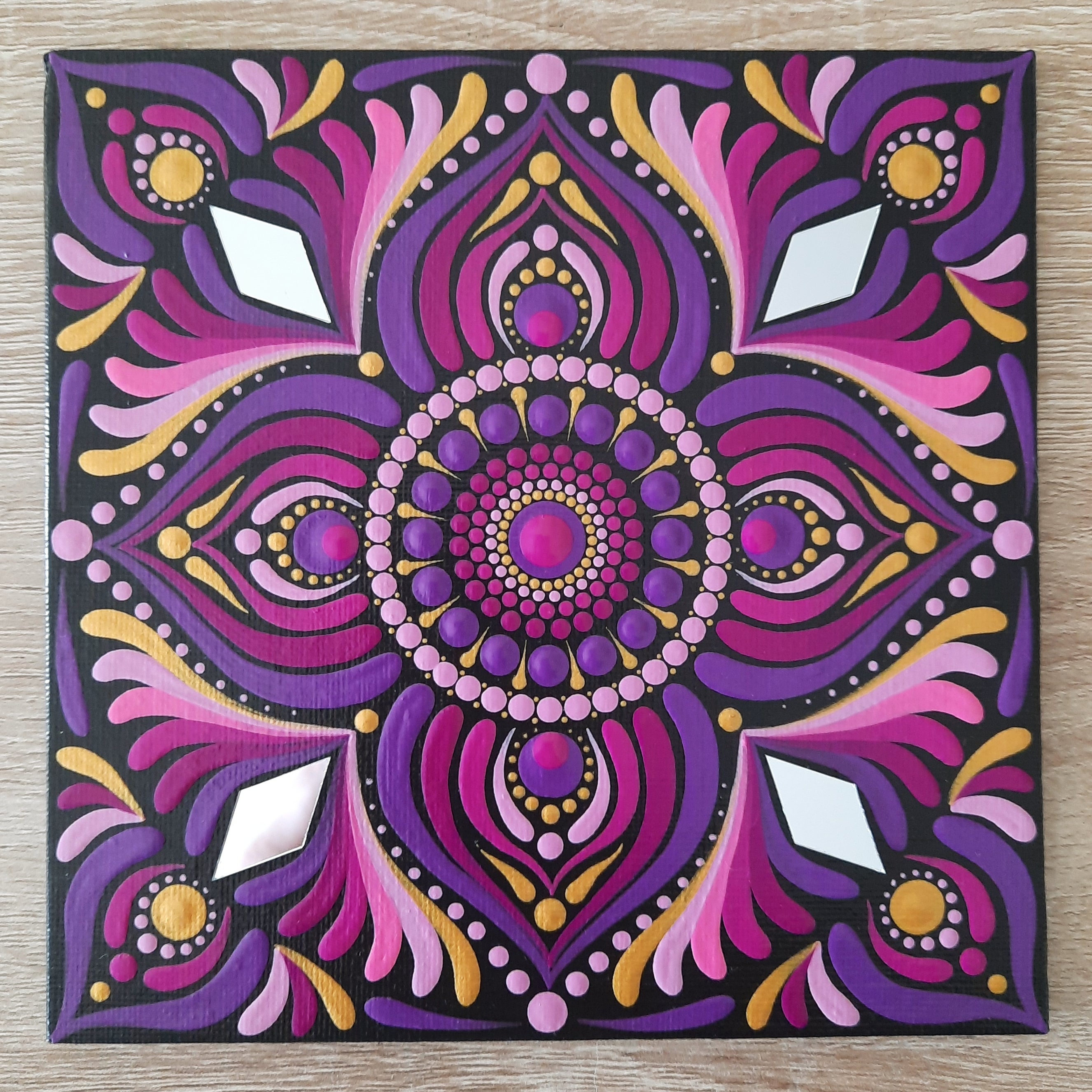 6" Magenta Mandala