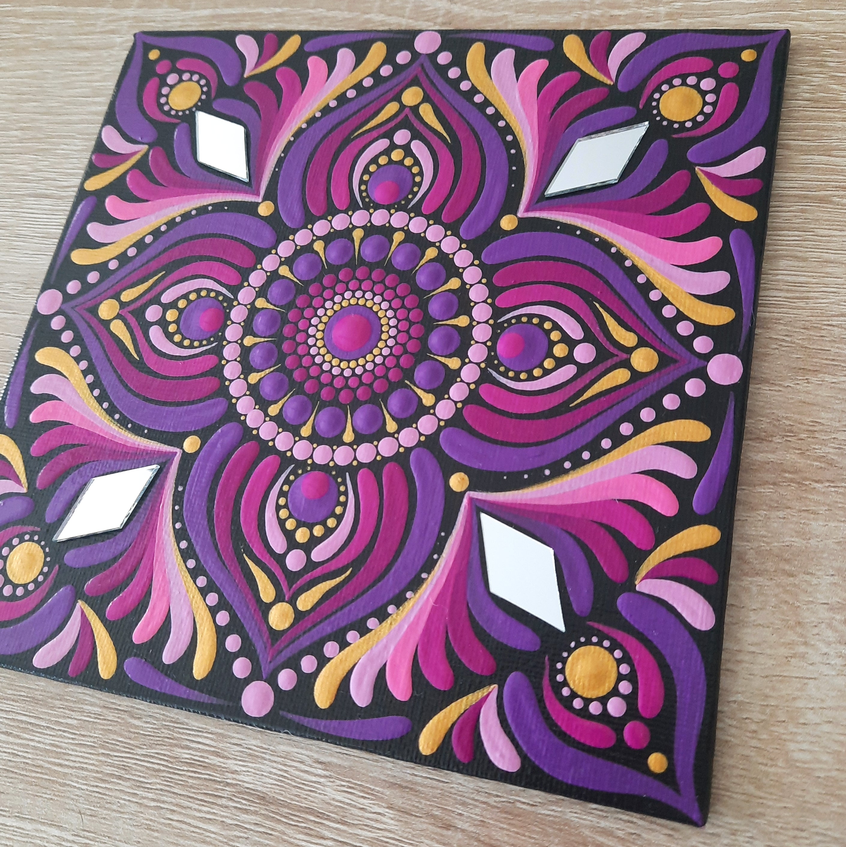 6" Magenta Mandala