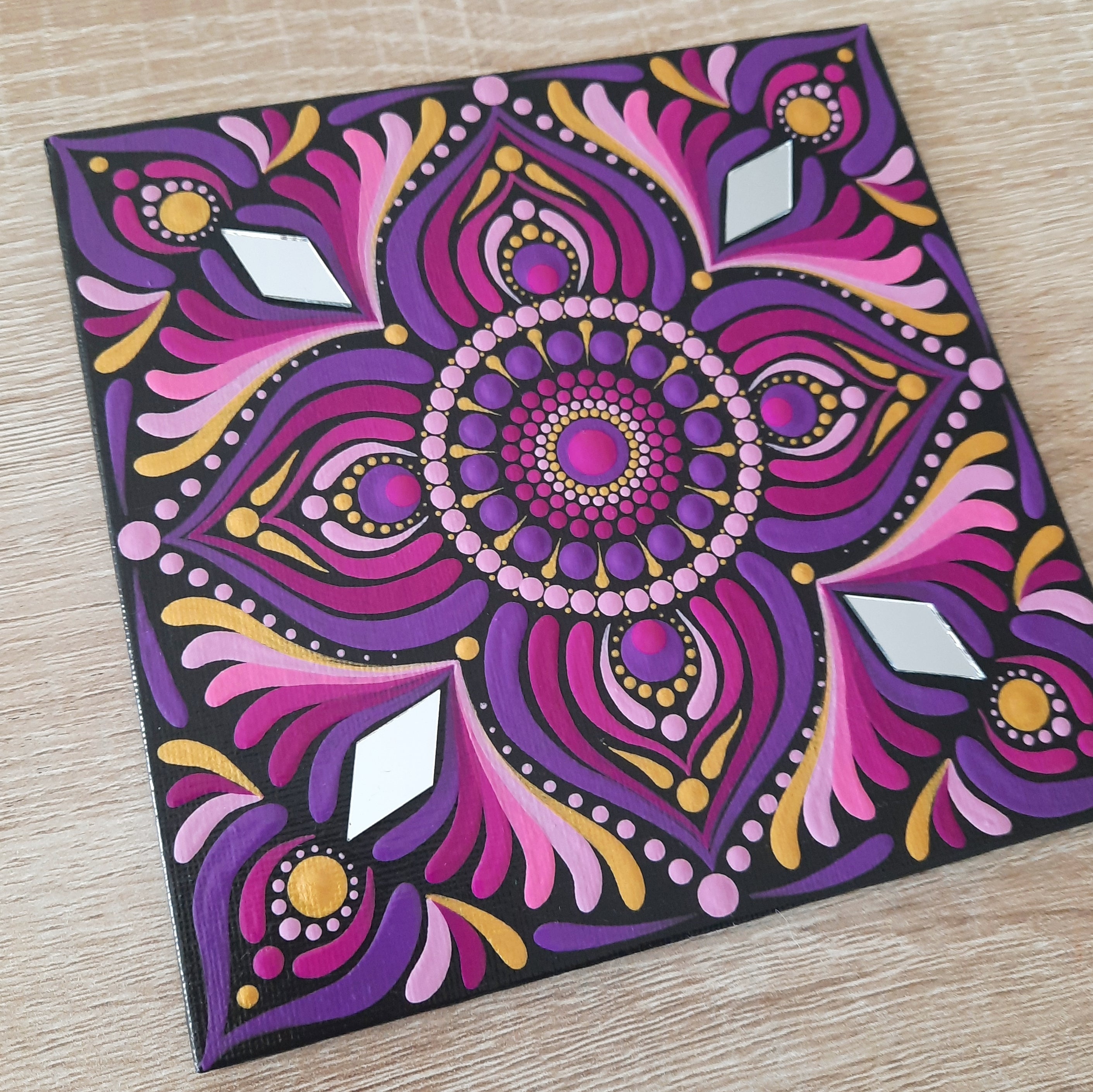 6" Magenta Mandala