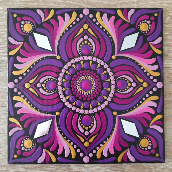 6" Magenta Mandala